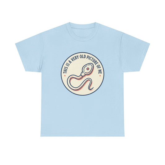 "This Is A Very Old Picture Of Me" Retro Snake Graphic Tee
