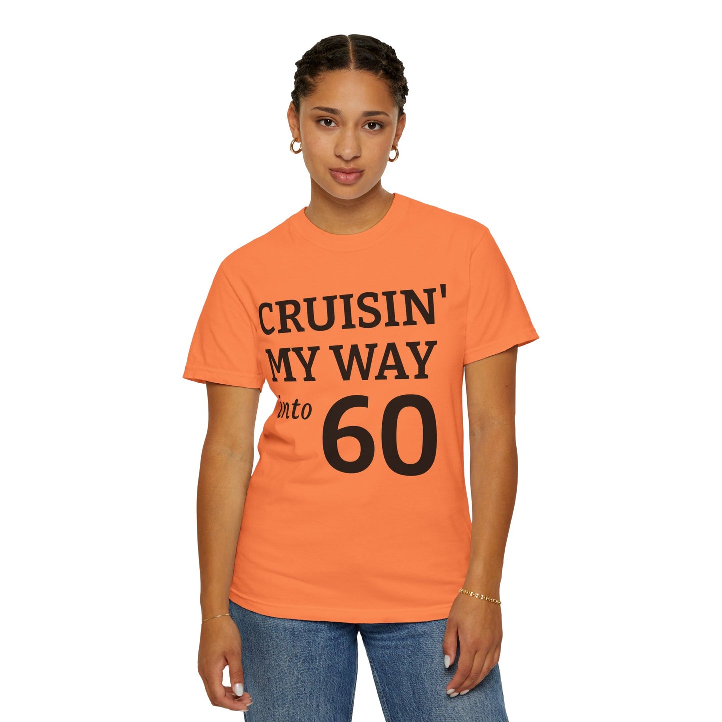 Cruisin' My Way Into 60 T-Shirt — 60th Birthday Tee