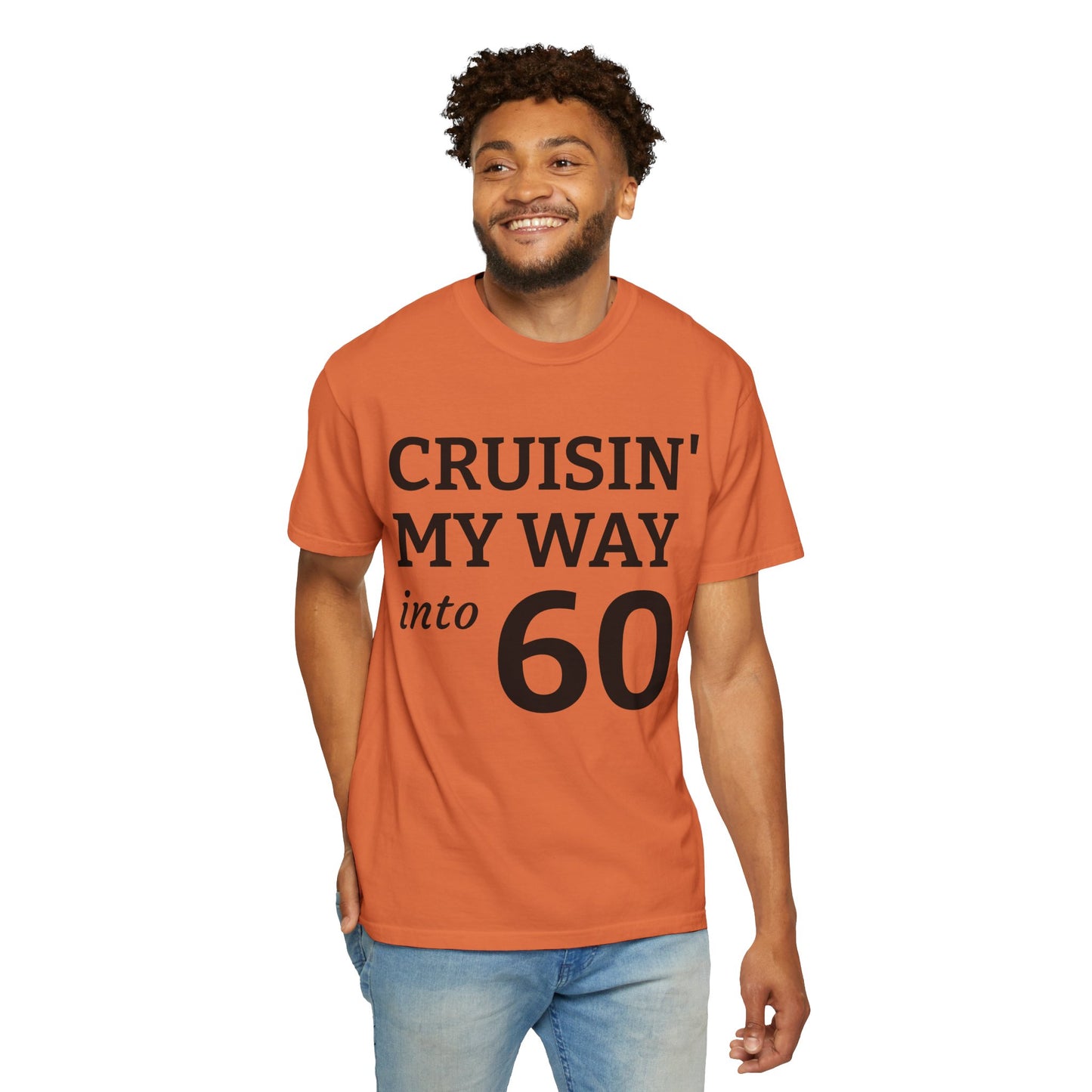 Cruisin' My Way Into 60 T-Shirt — 60th Birthday Tee