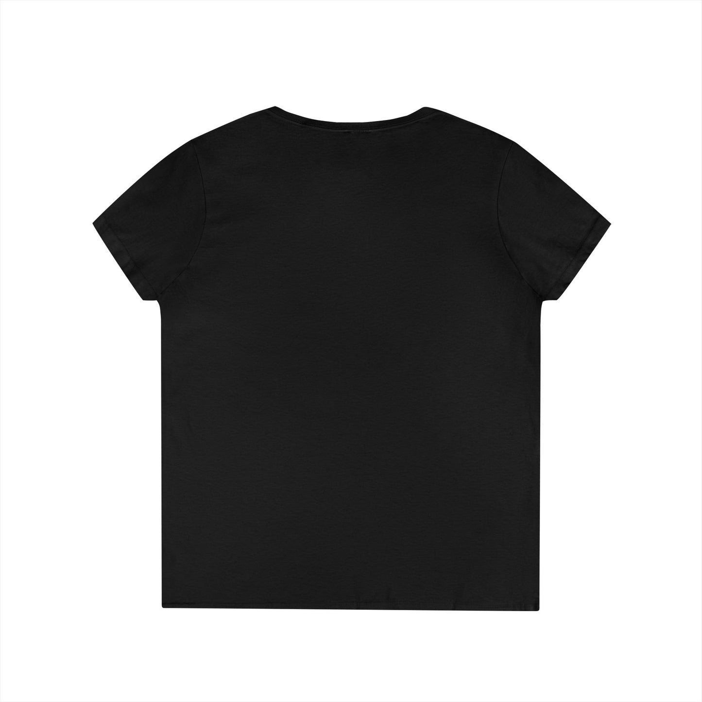 Certified Cutie V-Neck T-Shirt — Cute Cartoon Badge Graphic Tee for Women Printify