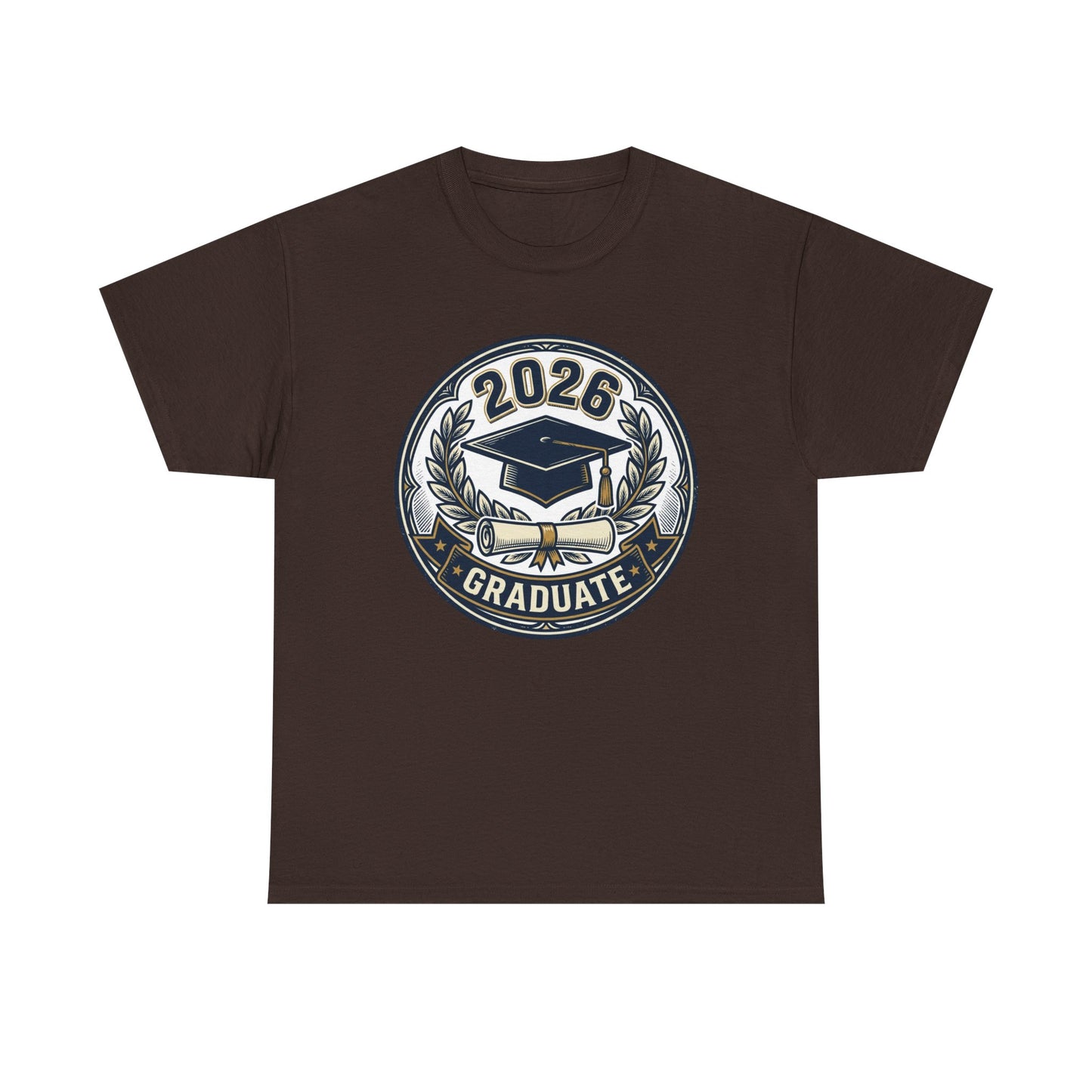 2026 Graduate T-Shirt — Graduation Cap Emblem Tee