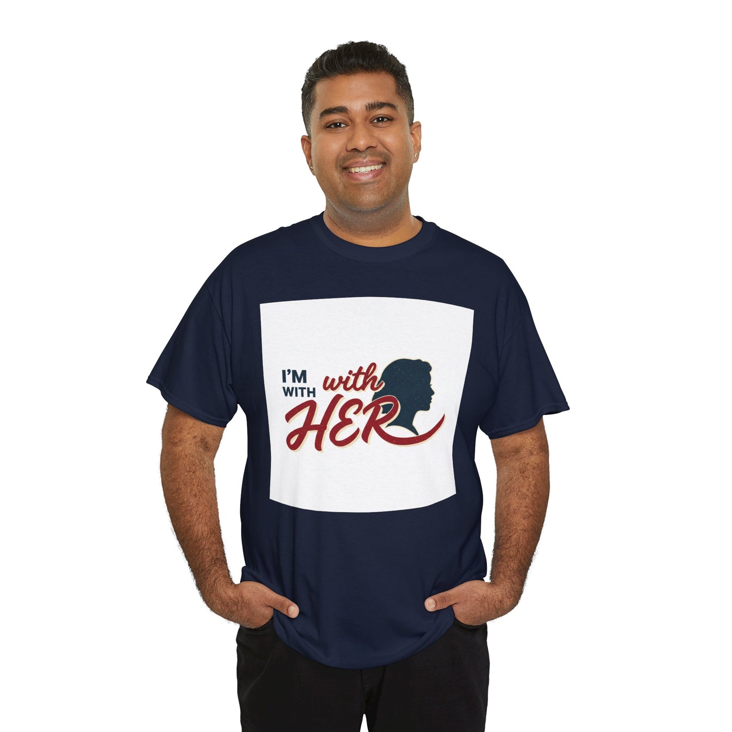 I'm With Her T-Shirt — Women's Rights / Feminist Silhouette Tee