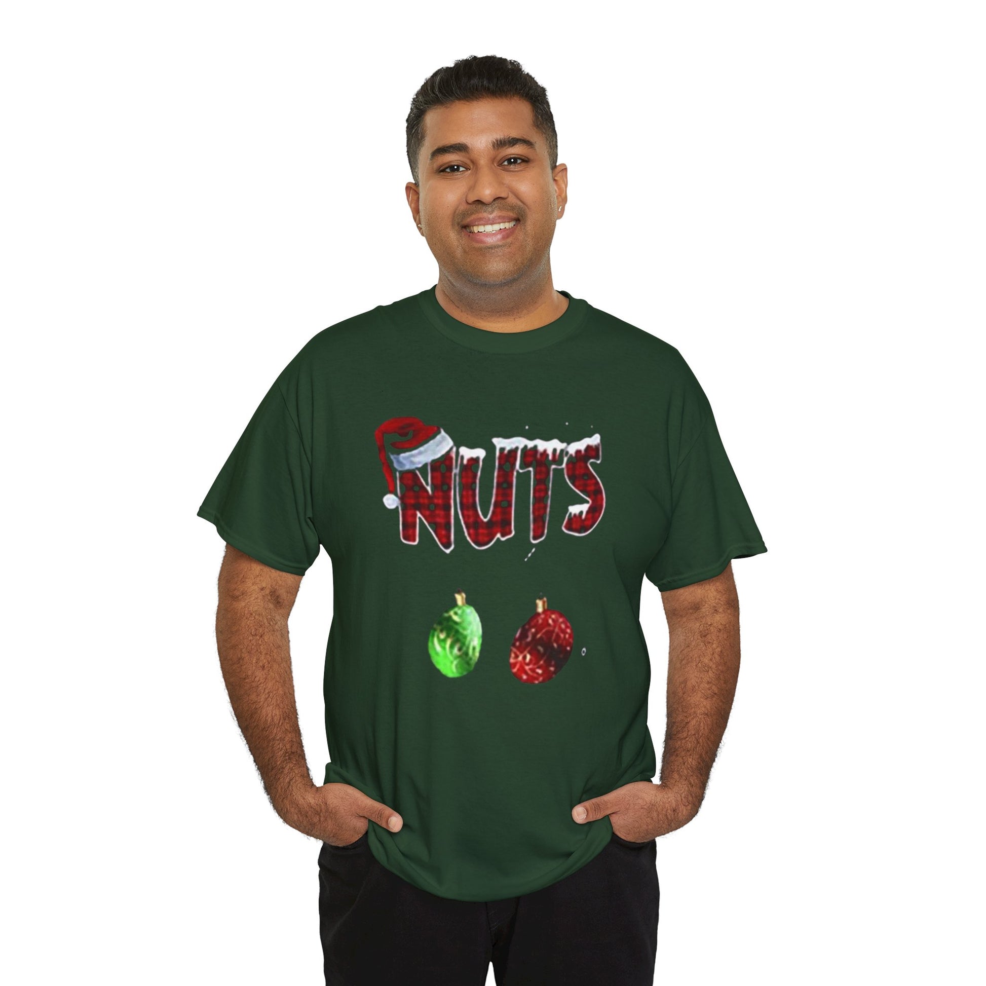 Holiday 'Nuts' Tee — Funny Christmas Ornament Graphic T-Shirt Printify