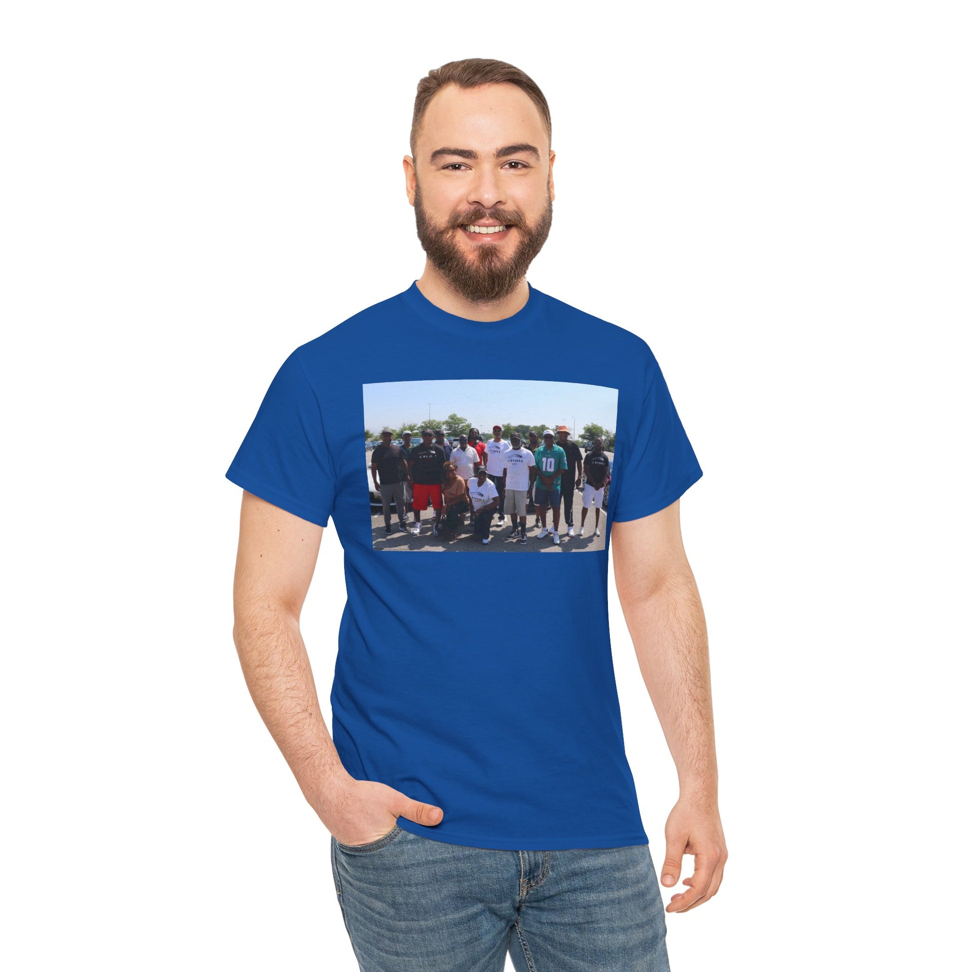 C-RYDERZ Group Photo Custom Tee — Personalized Reunion & Team Picture Shirt Printify