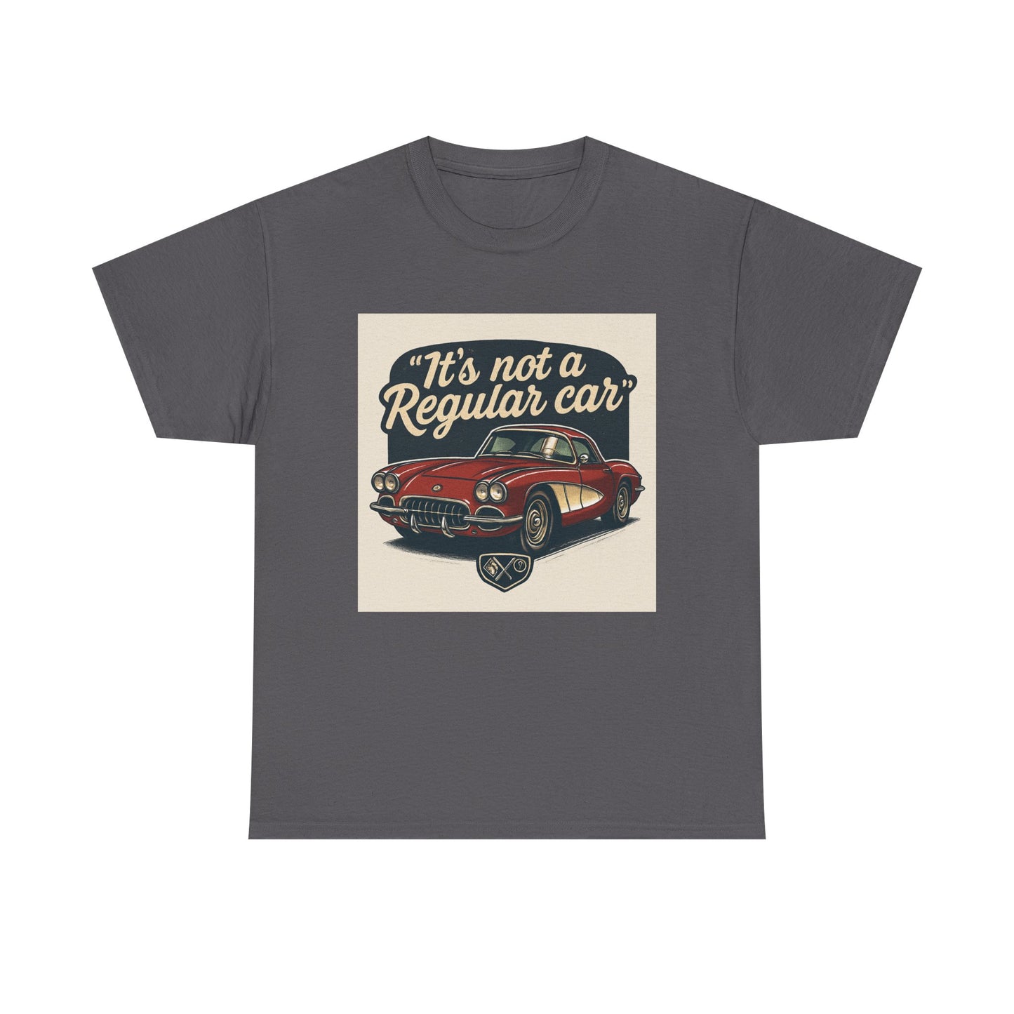 Classic Car Tee — "It's Not a Regular Car" Vintage Muscle Car Shirt Printify