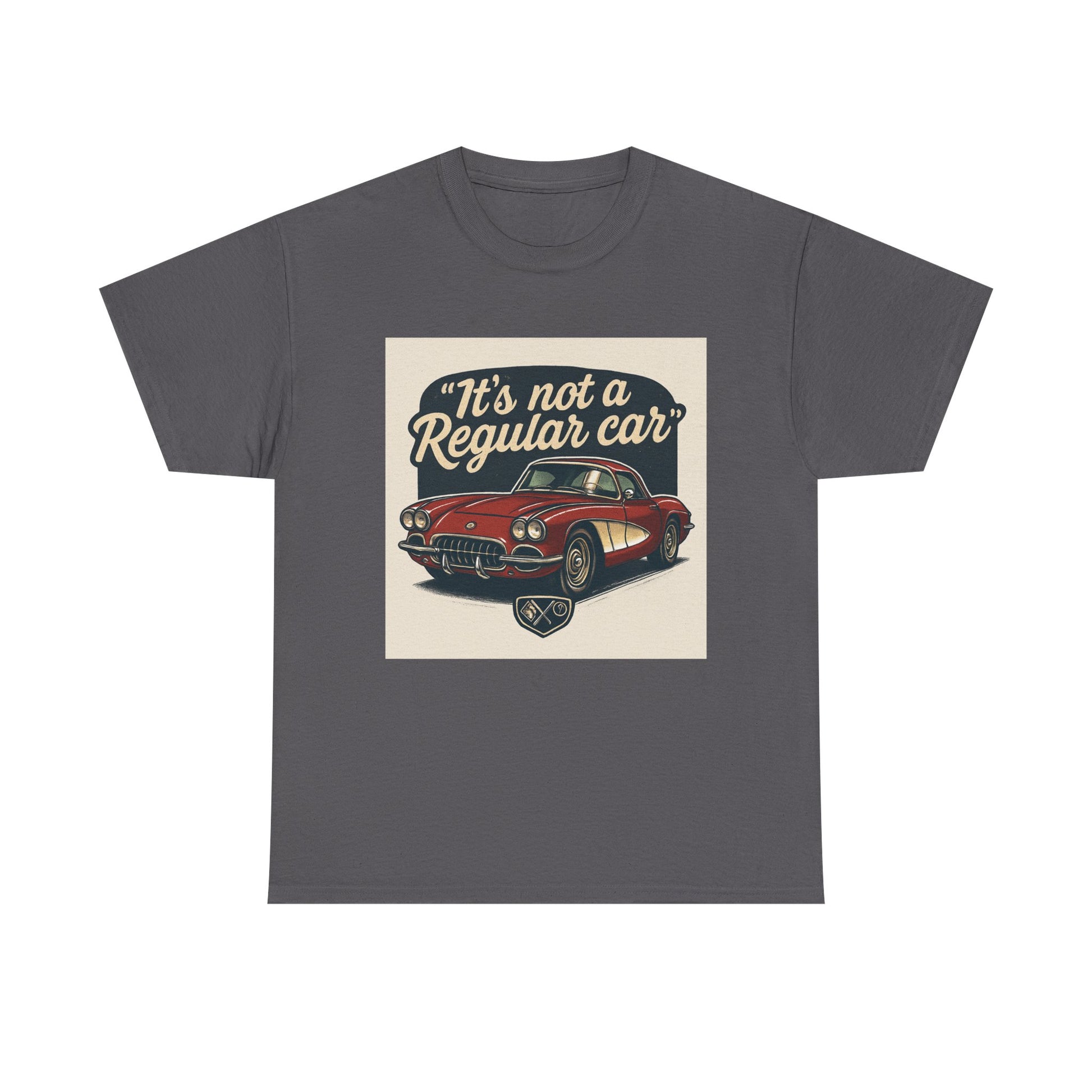 Classic Car Tee — "It's Not a Regular Car" Vintage Muscle Car Shirt Printify