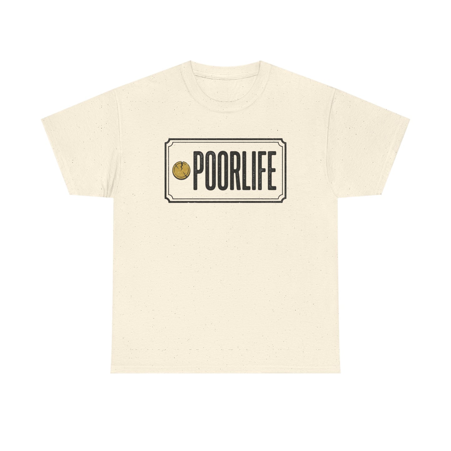 'Poor Life' Vintage Coin Graphic Tee