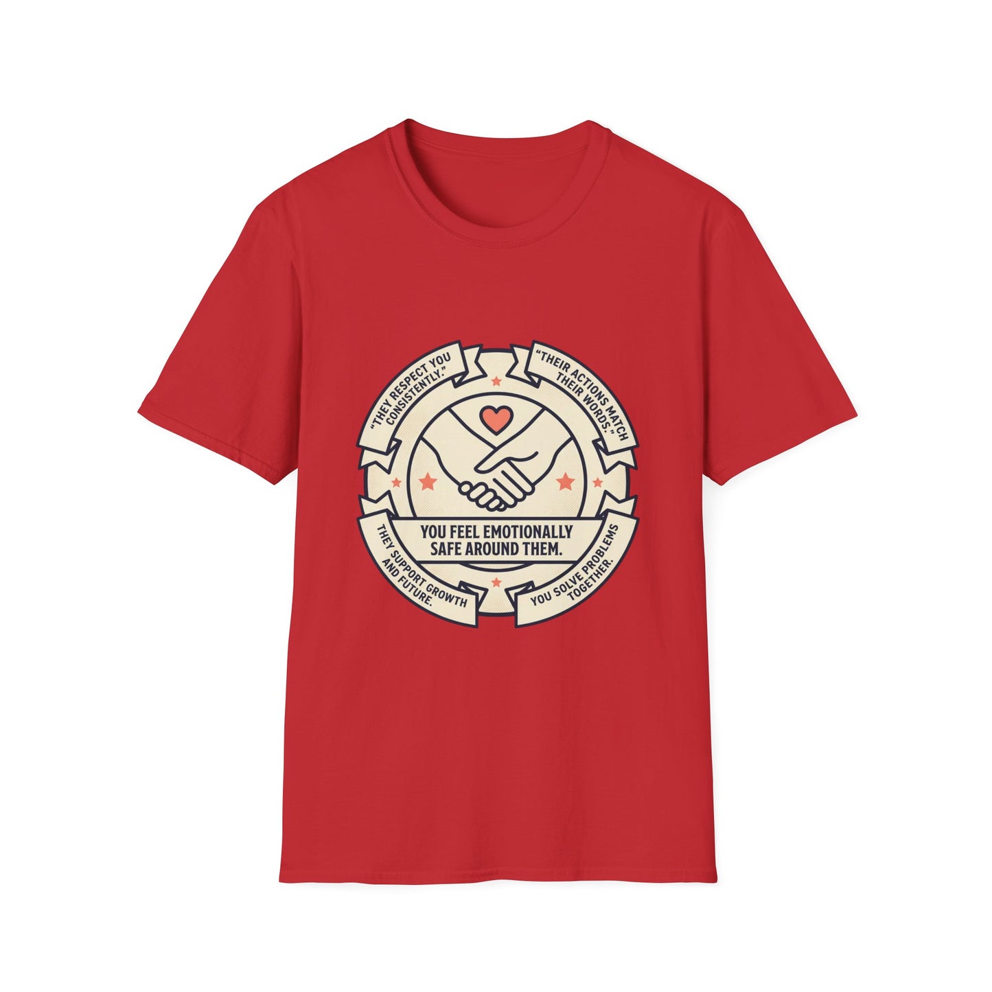 You Make Me Feel Safe Around You T‑Shirt — Emotional Safety Crewneck