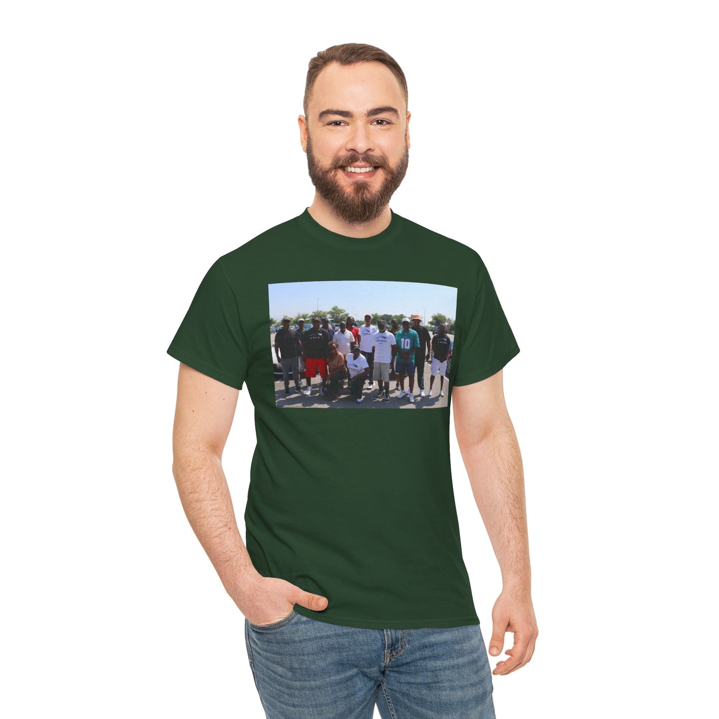 C-RYDERZ Group Photo Custom Tee — Personalized Reunion & Team Picture Shirt Printify