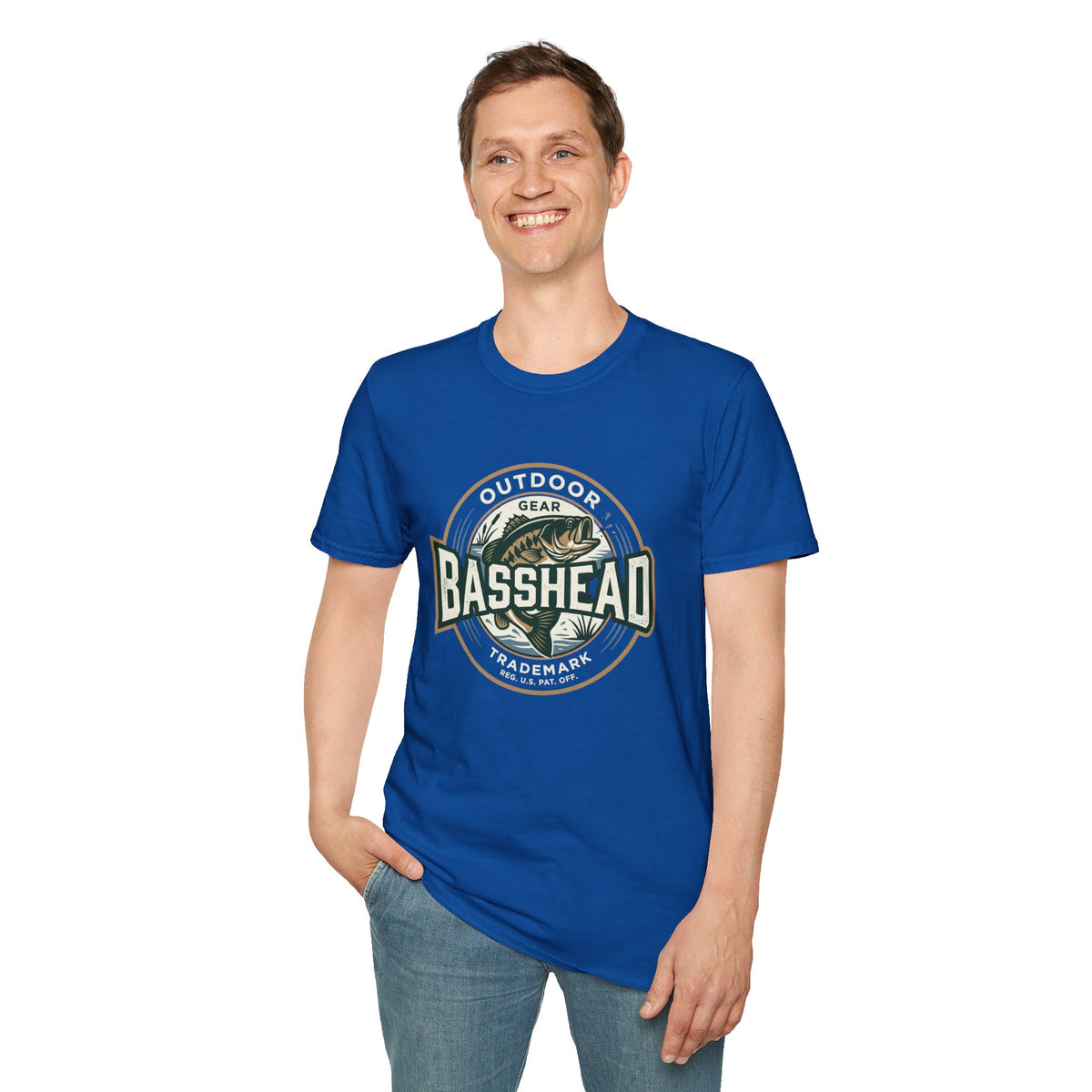 Basshead Fishing T-Shirt — Retro Bass Gear Tee