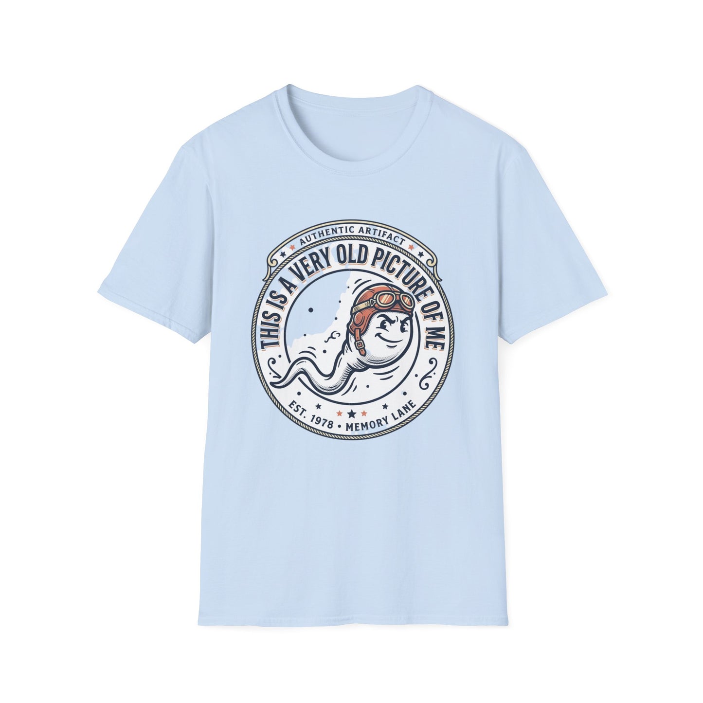 "This Is A Very Old Picture Of Me" Retro Marine Tee
