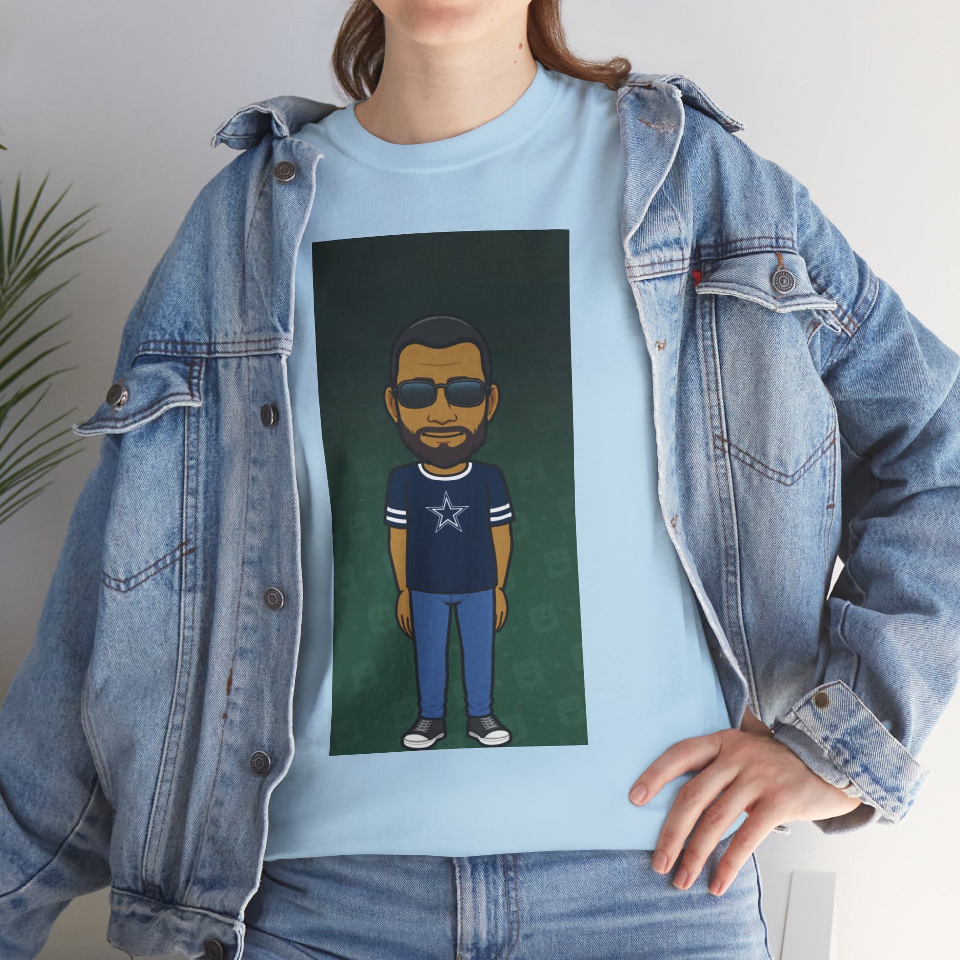 Cartoon Guy Graphic Tee — Personalized Avatar Shirt Printify