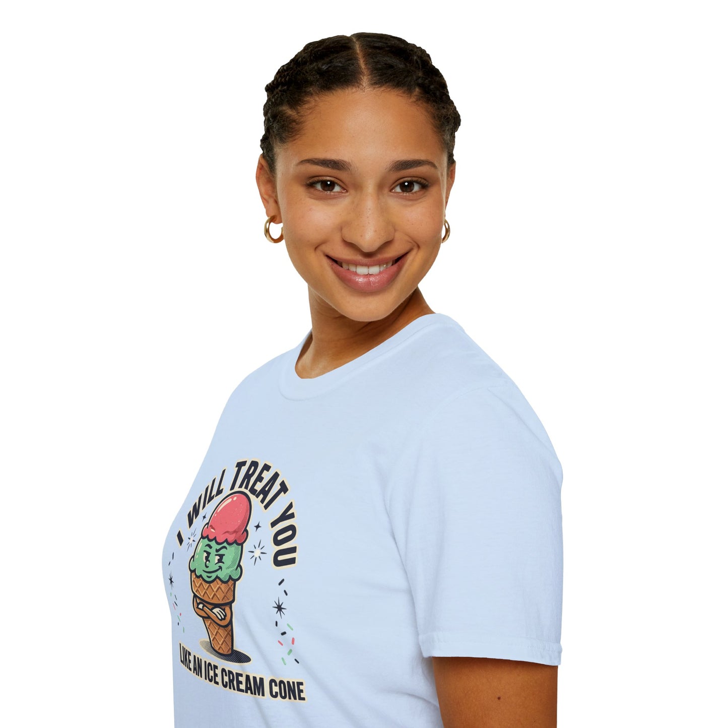 I Will Treat You Like An Ice Cream Cone T-Shirt — Cute Ice Cream Graphic Tee