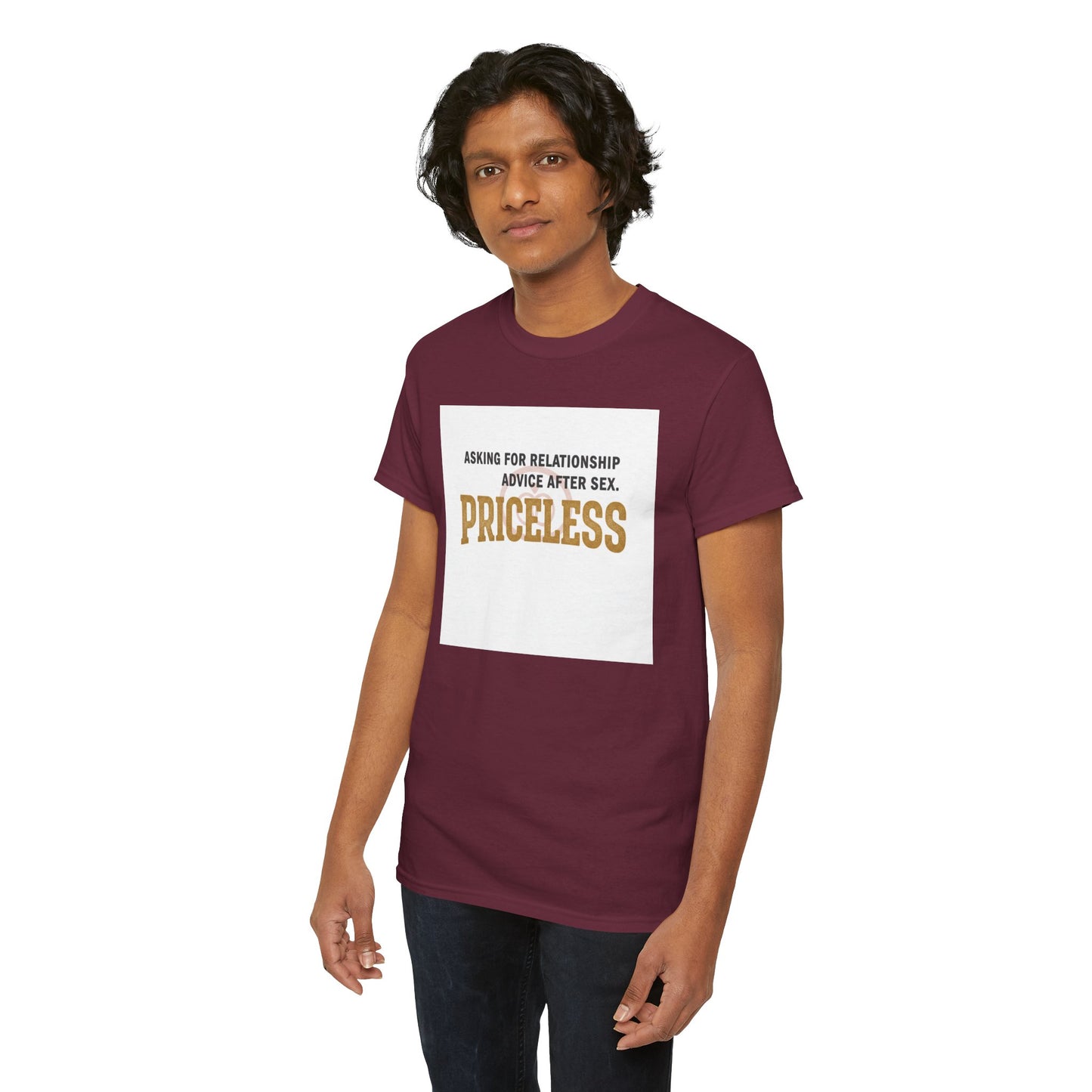 Priceless Funny Graphic Tee — "Asking for Relationship Advice After Sex" Casual Cotton Shirt
