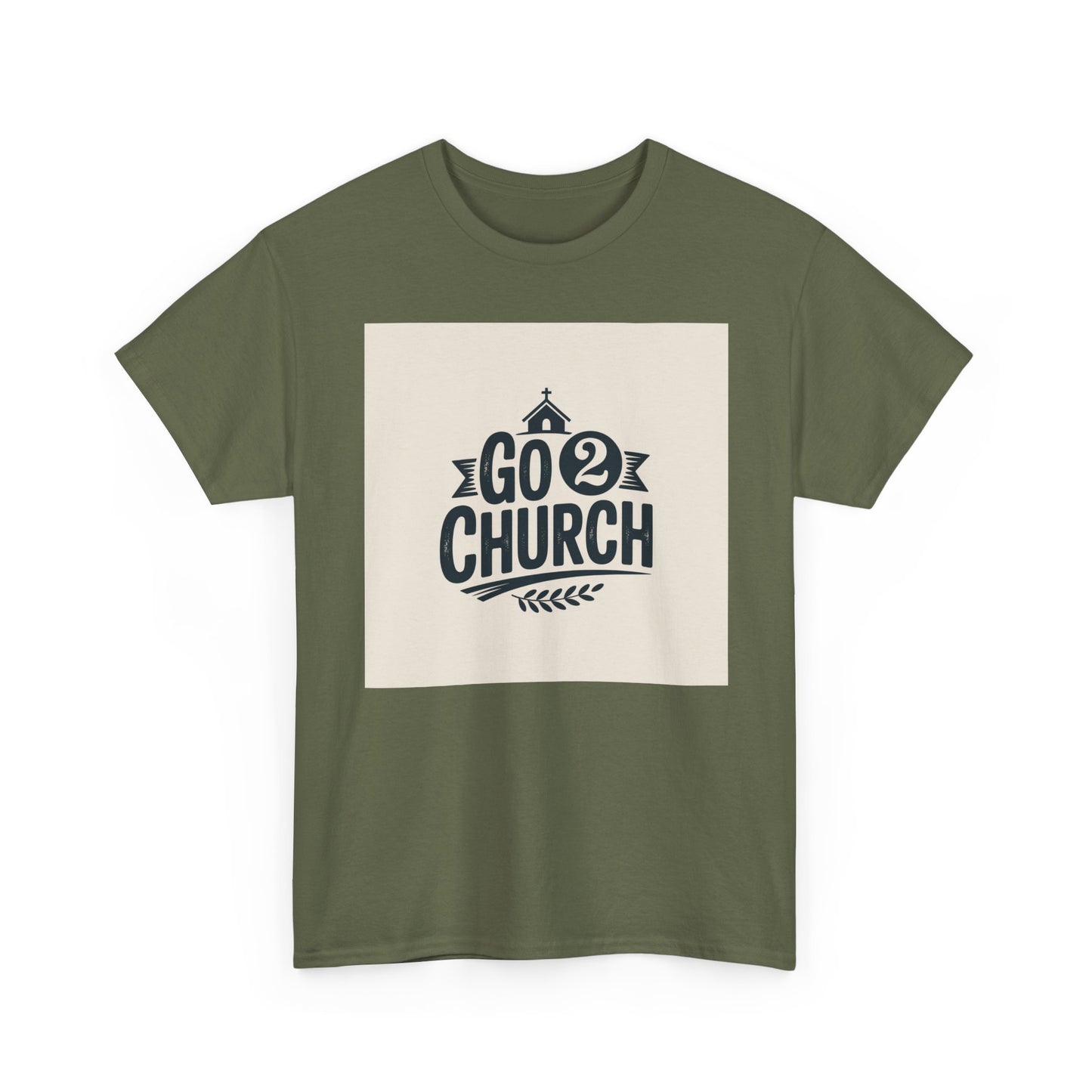 Go 2 Church T-Shirt — Faith-Based Gospel Tee