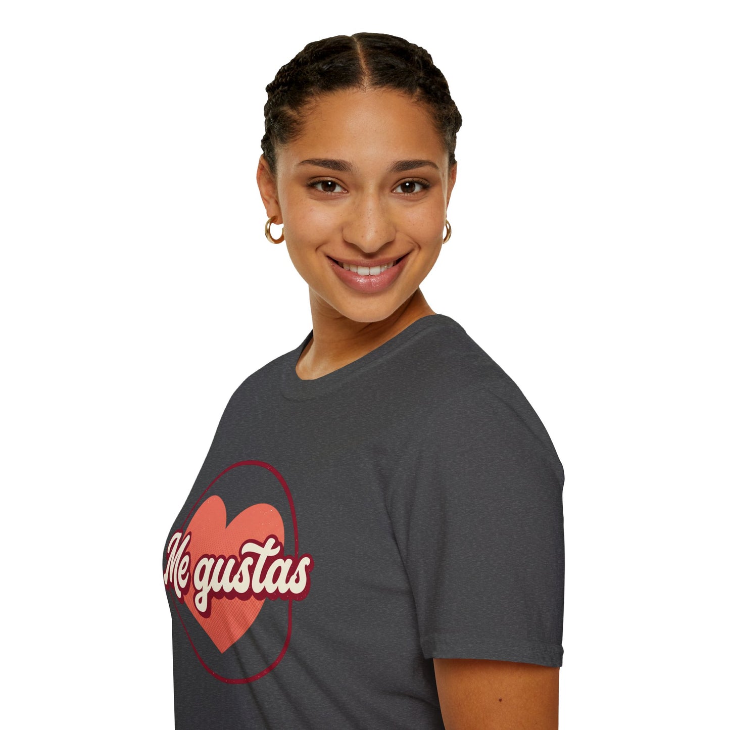 Me Gustas Heart T-Shirt — Spanish Love Graphic Tee
