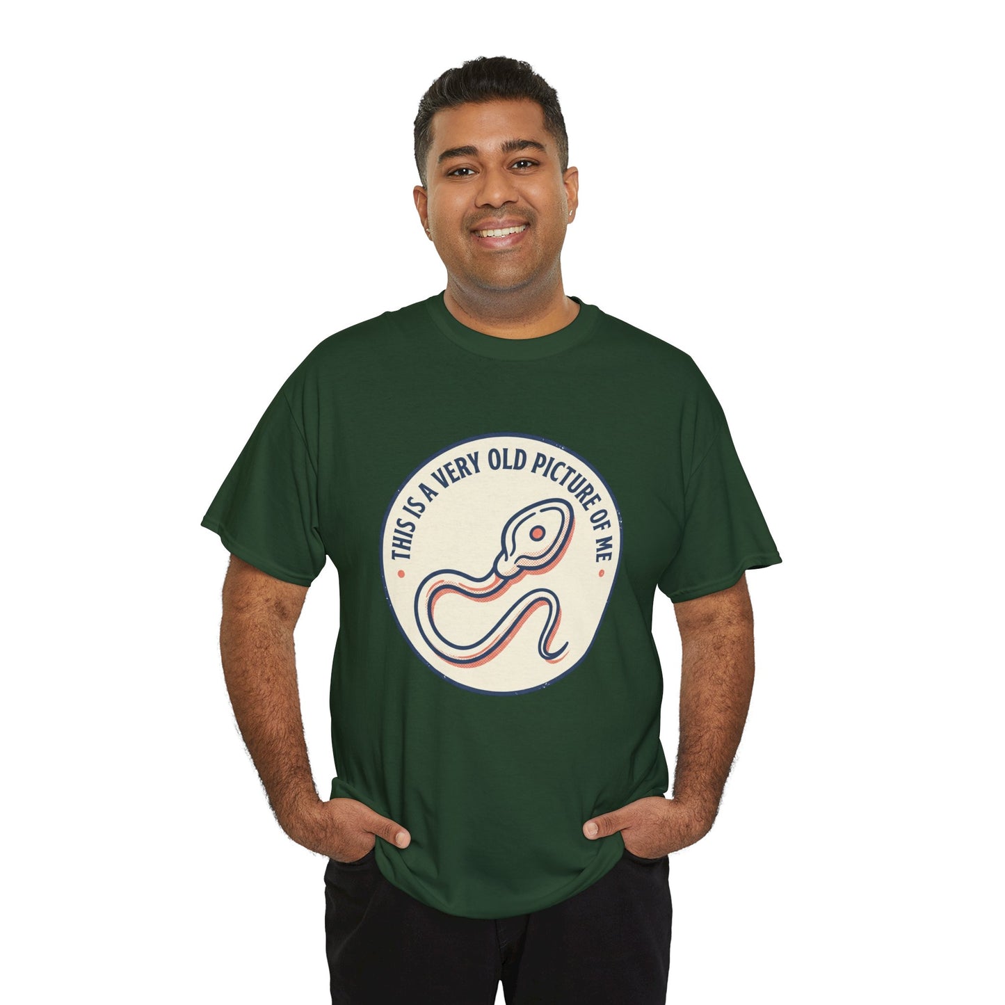 "This Is A Very Old Picture Of Me" Retro Snake Graphic Tee