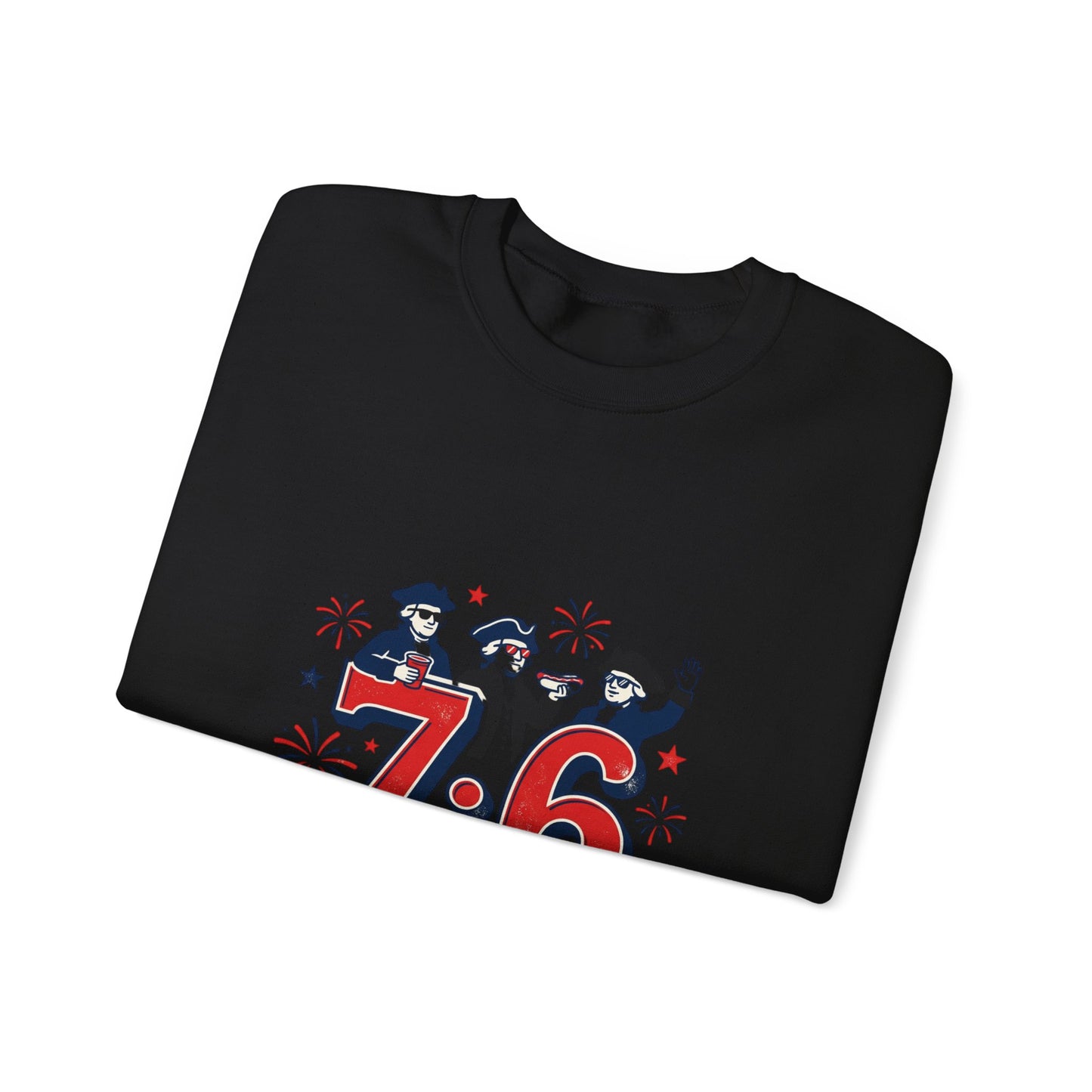 7·6 History Nerds Know Sweatshirt | 1776 patriotic vintage meme