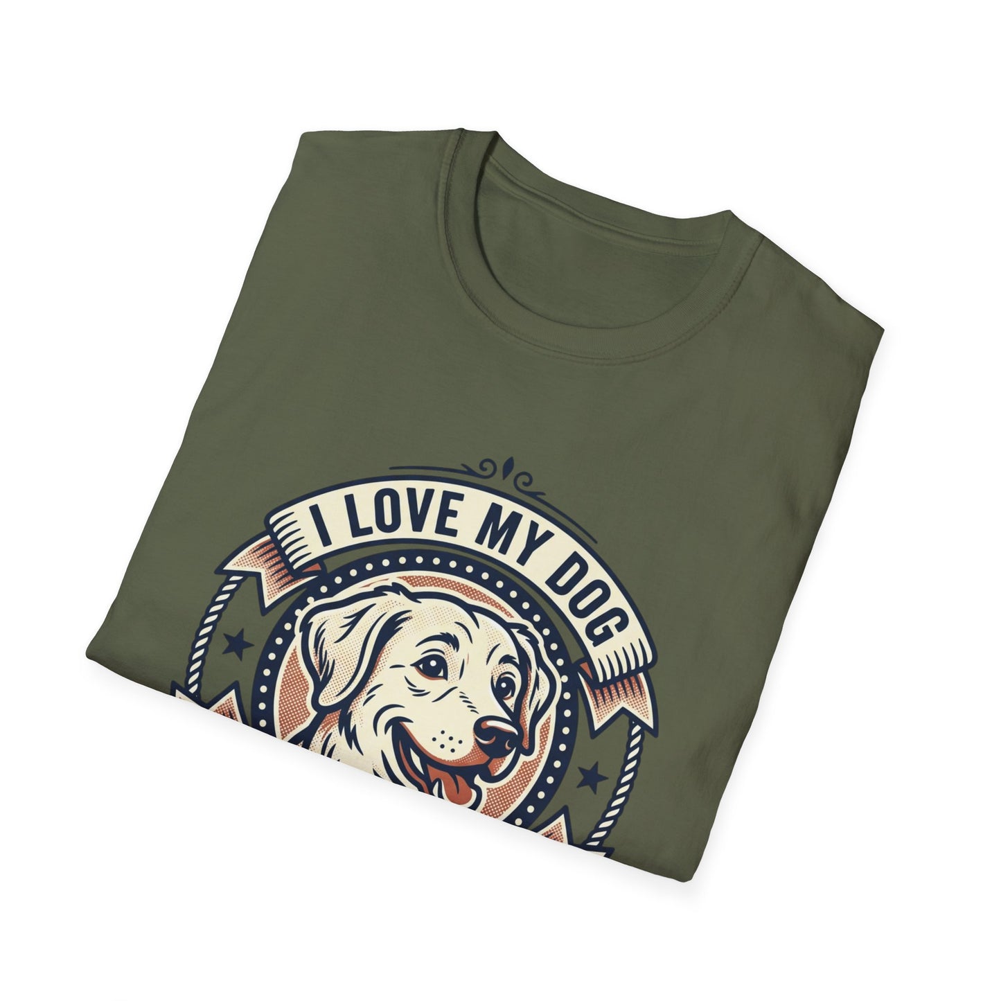 I Love My Dog T-Shirt – Retro Dog Lover Tee ("I Love My Dog More Than Most of the People I Know")