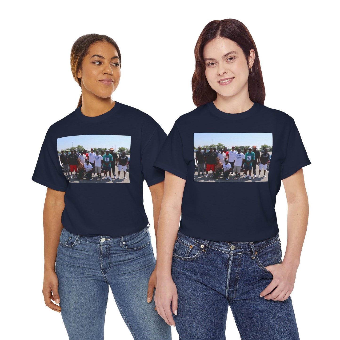 C-RYDERZ Group Photo Custom Tee — Personalized Reunion & Team Picture Shirt Printify
