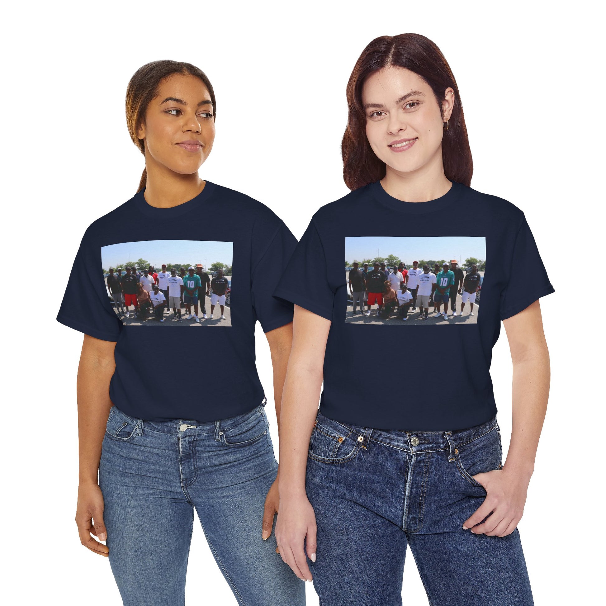 C-RYDERZ Group Photo Custom Tee — Personalized Reunion & Team Picture Shirt Printify