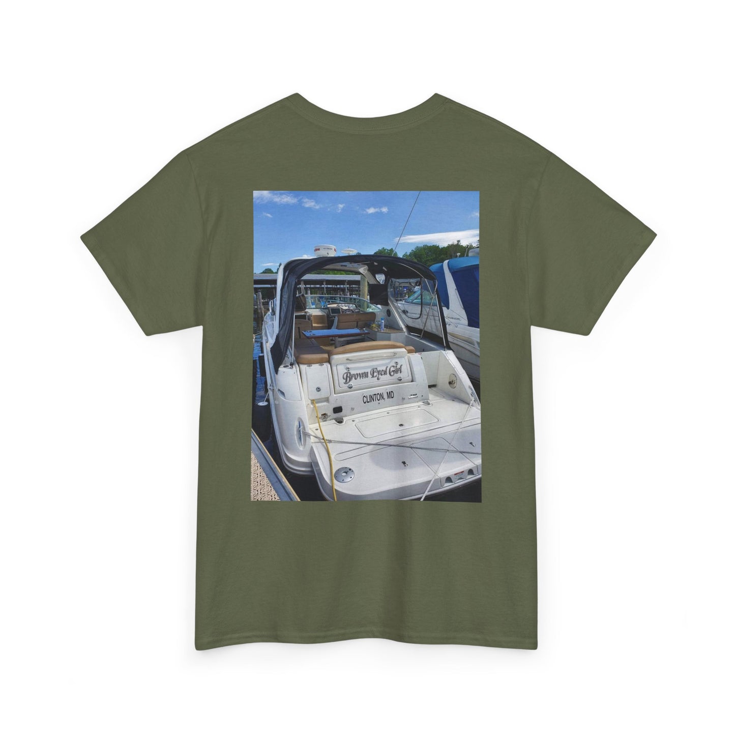 Custom Photo Print T-Shirt — Personalized Selfie Tee ("Welcome" Coffee Graphic) Printify