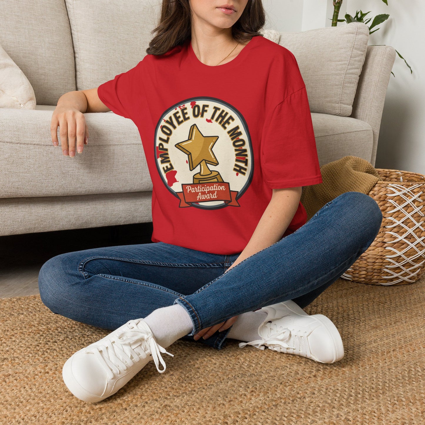 Employee of the Month T-Shirt — Participation Award Star Tee
