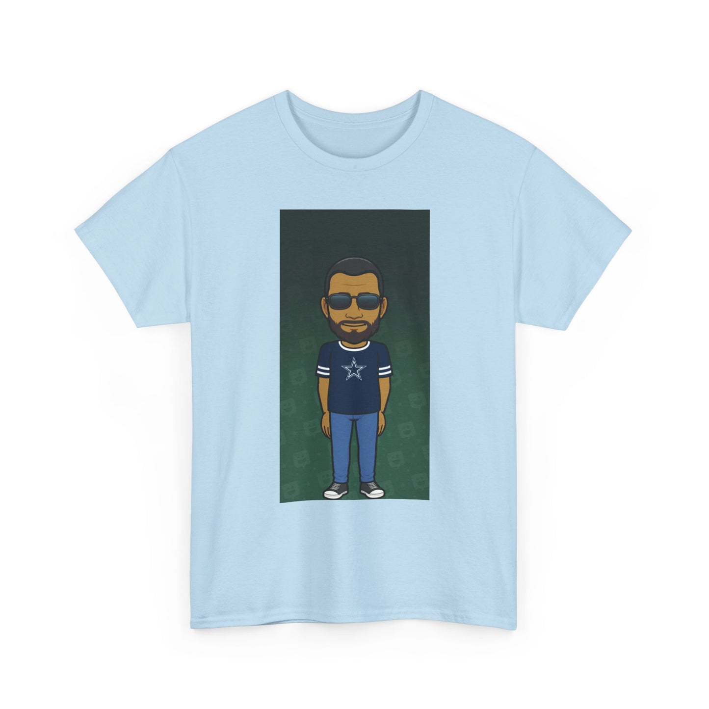 Cartoon Guy Graphic Tee — Personalized Avatar Shirt Printify