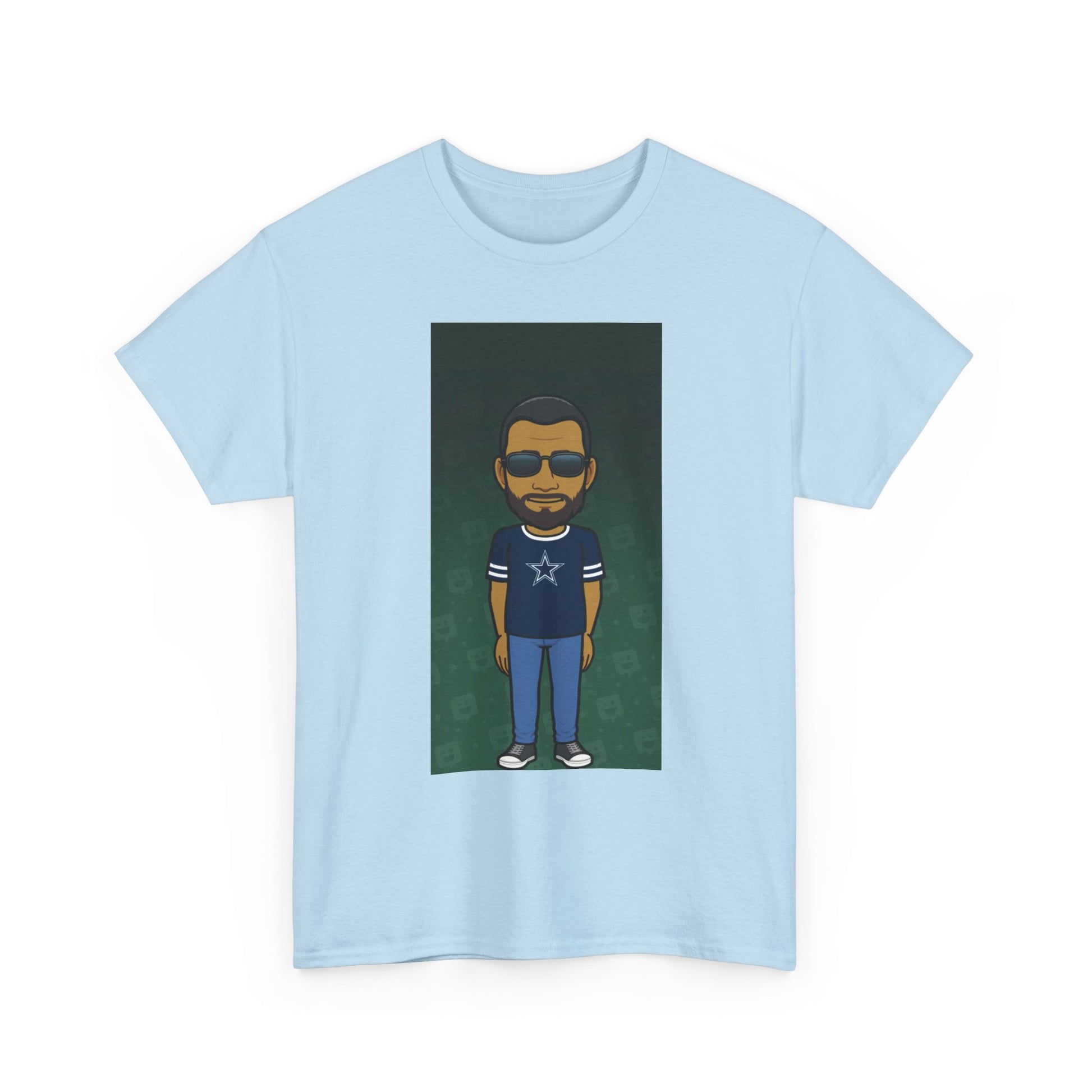 Cartoon Guy Graphic Tee — Personalized Avatar Shirt Printify