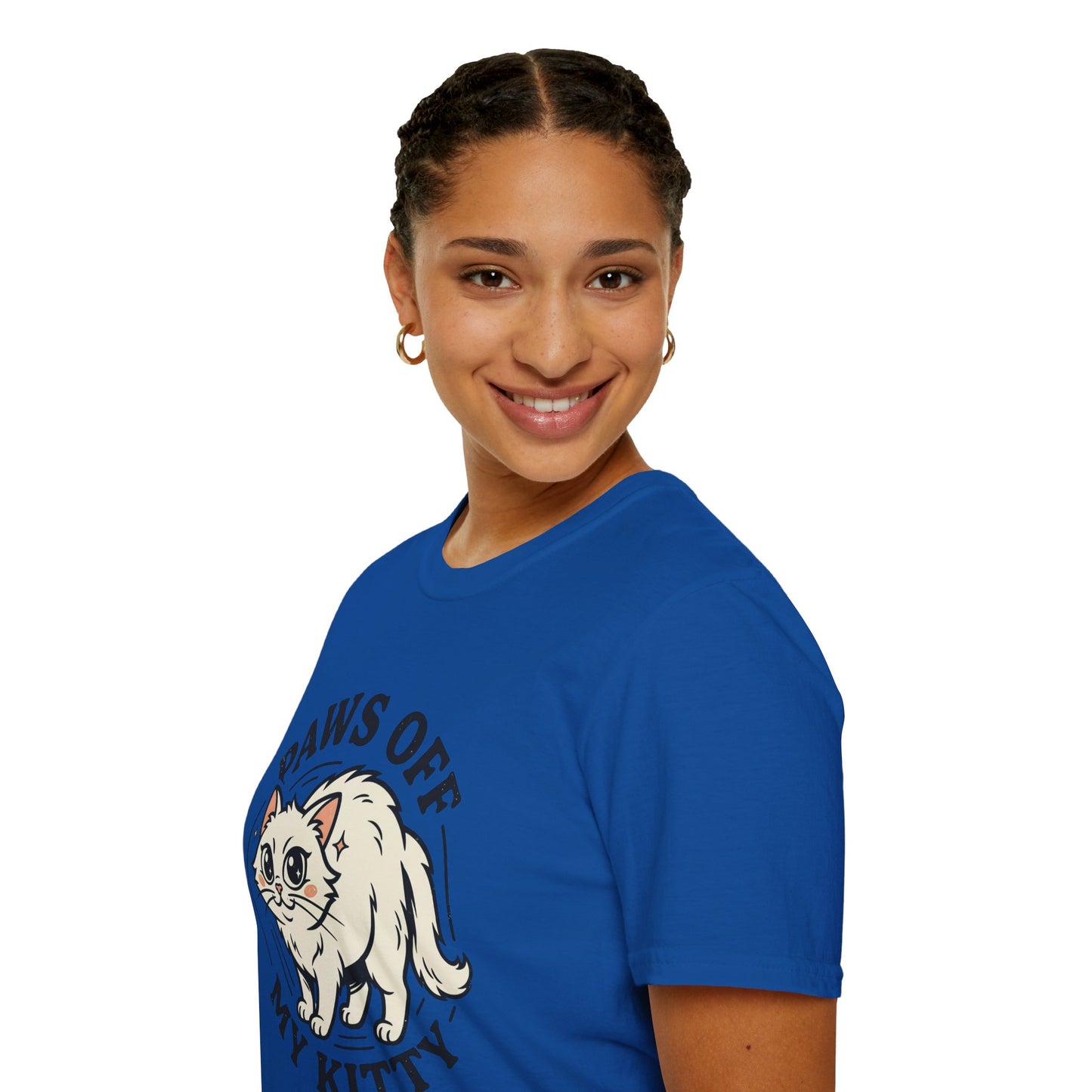 Paws Off My Kitty T-Shirt — Cute Protective Cat Graphic Tee