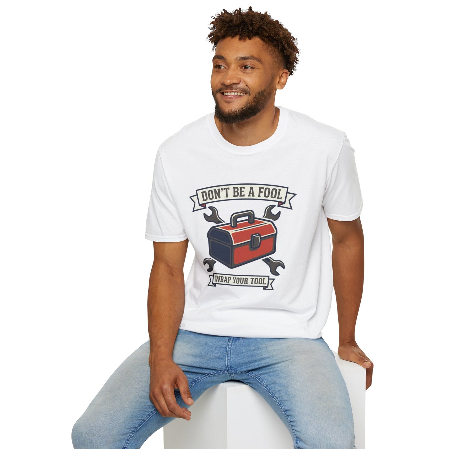 Don't Be a Fool Toolbox T‑Shirt — Wrap Your Tool Shirt for Mechanics & DIYers