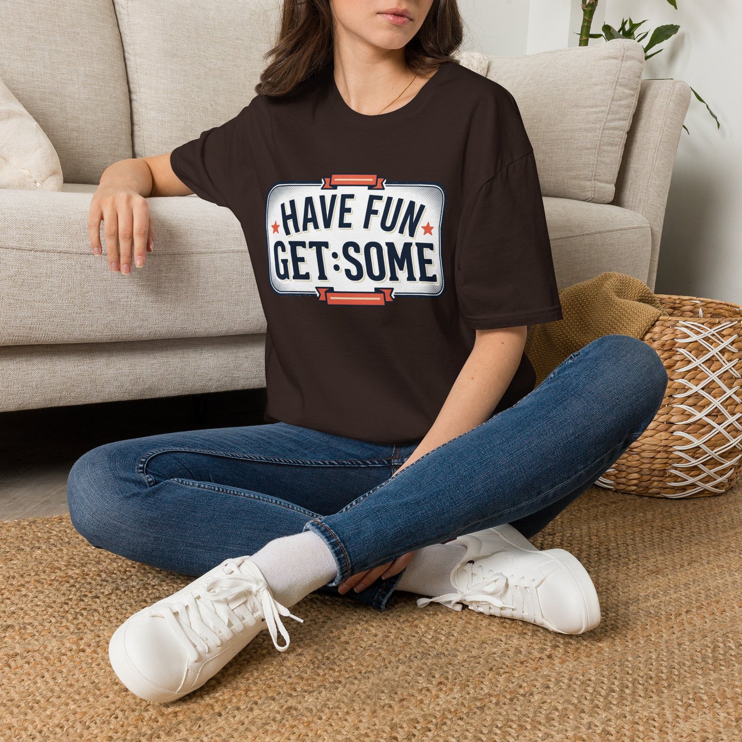 Have Fun Get Some T-Shirt — Retro Road Sign Graphic Tee