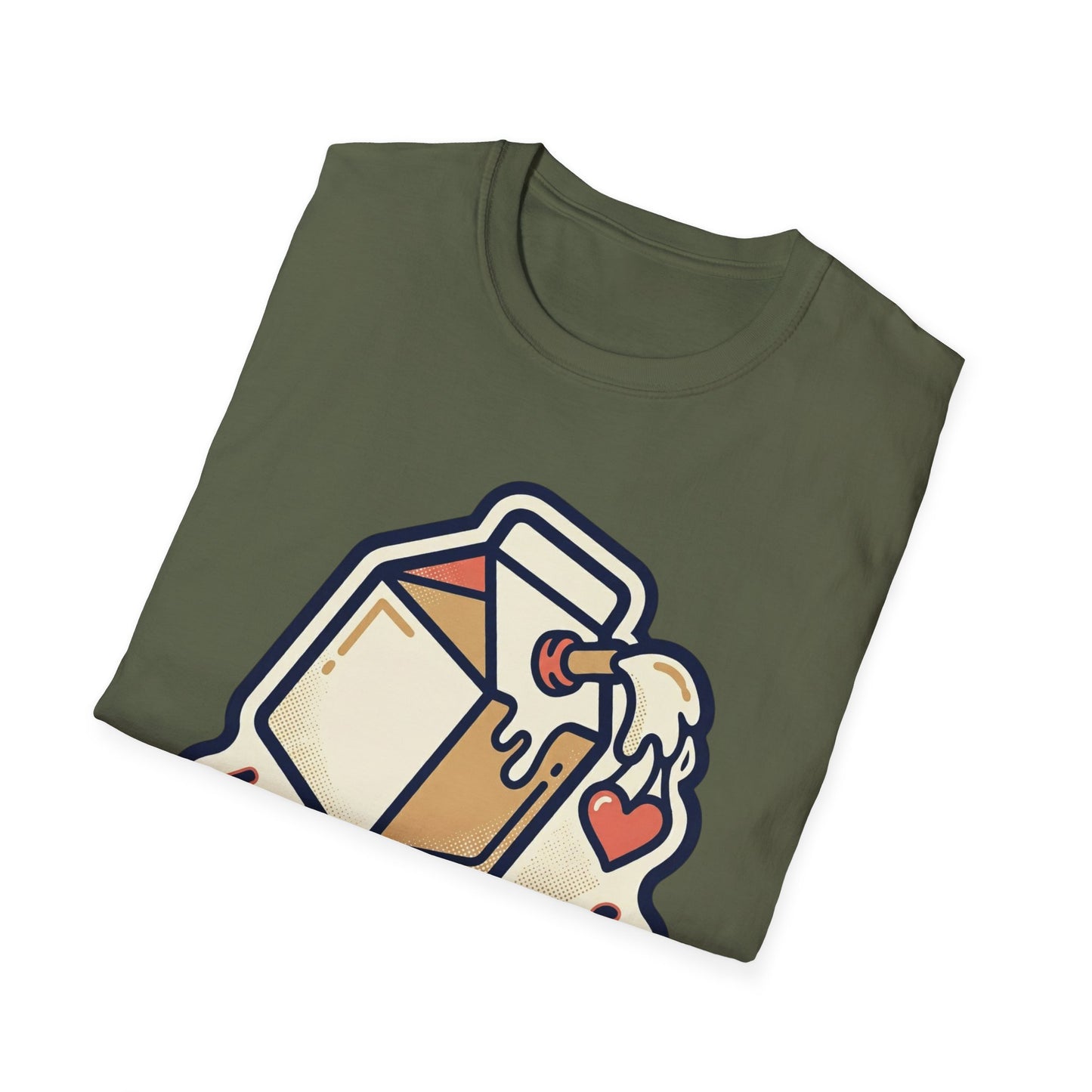 Cream Pie Cartoon T-Shirt — "I Like Creampies" Retro Milk Carton Graphic Tee