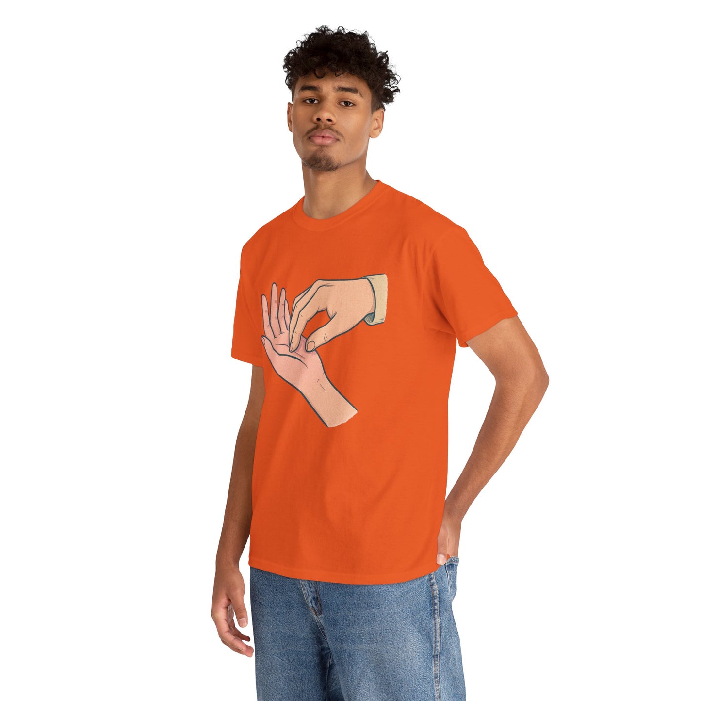 T-Shirt - Gentle Palm Reading Illustration Tee