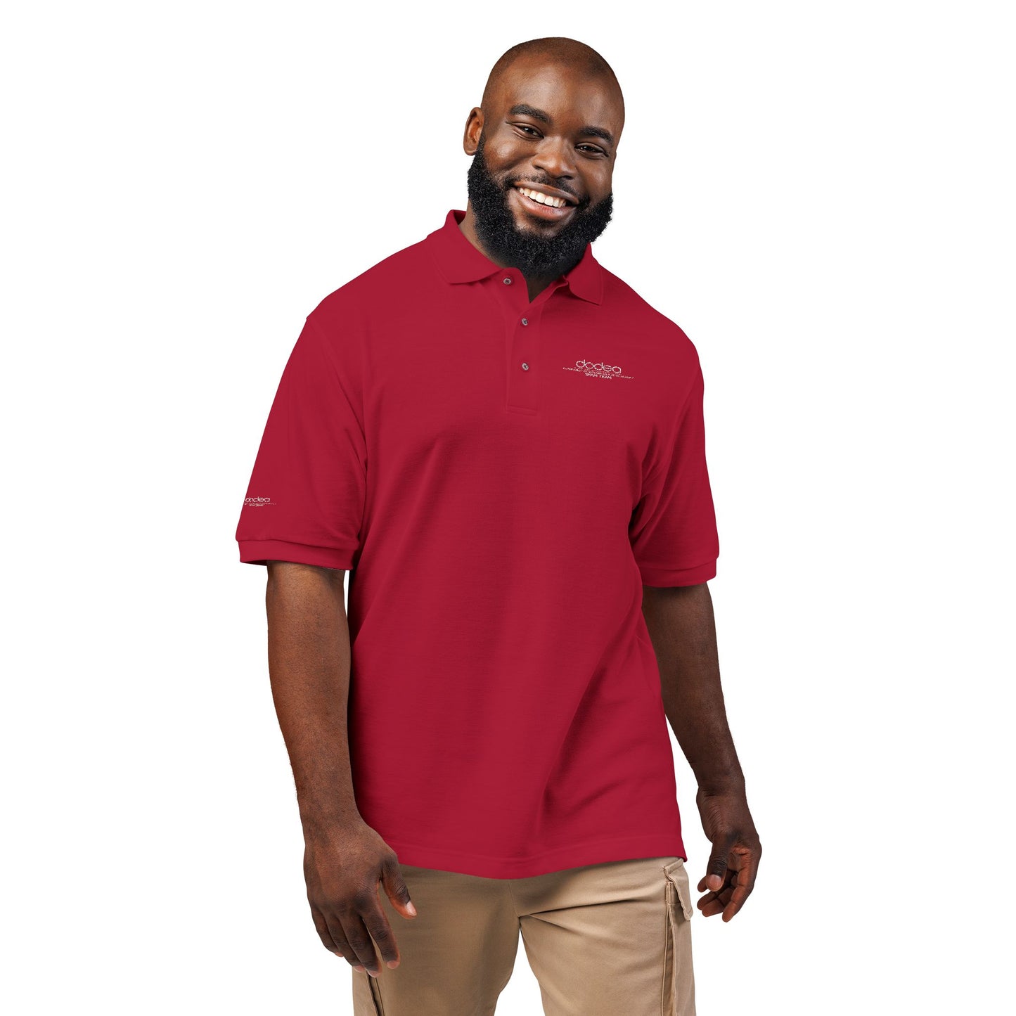 SPAM Embroidered Logo Polo Shirt