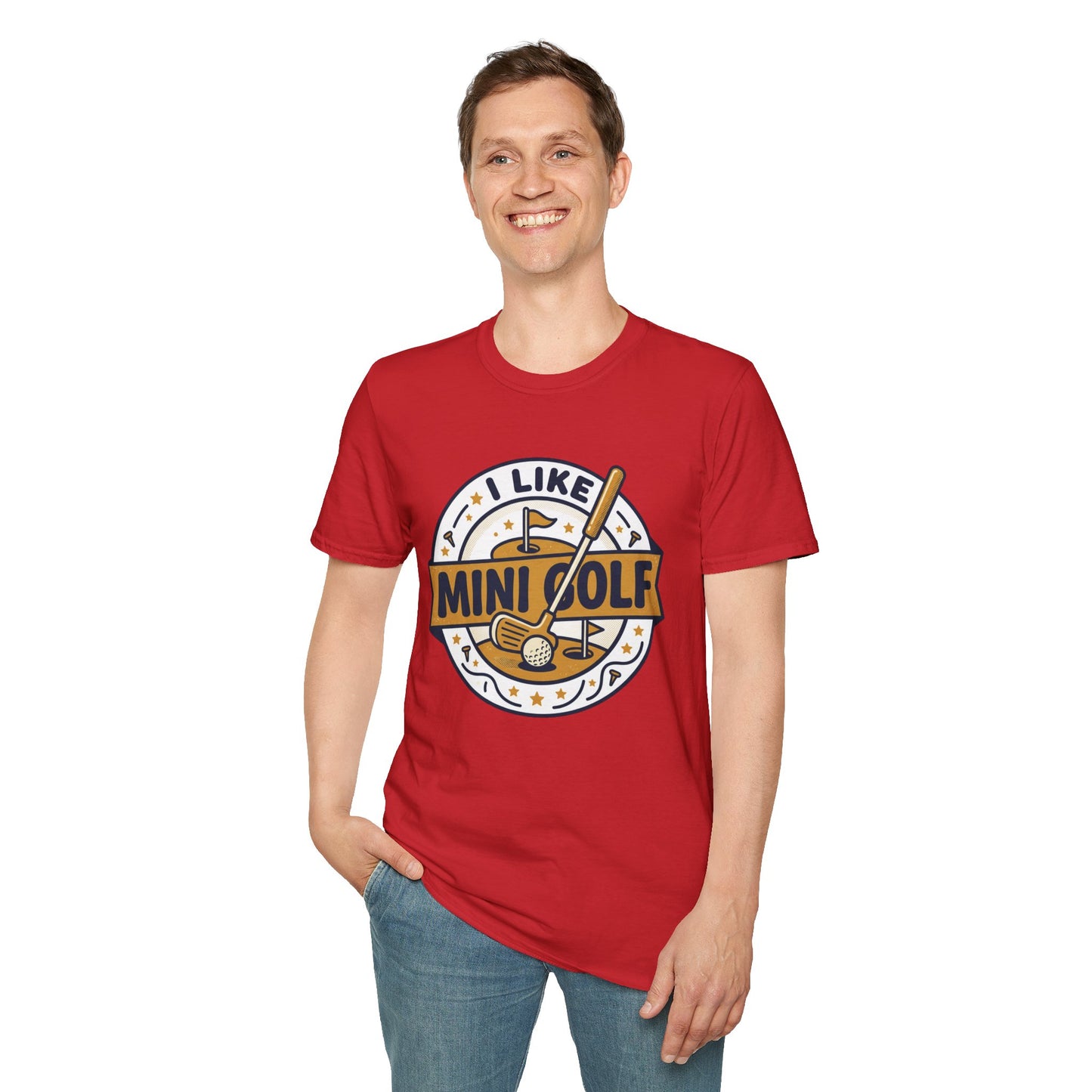 I Like Mini Golf T-Shirt — Retro Mini-Golf Graphic Tee for Fans & Players