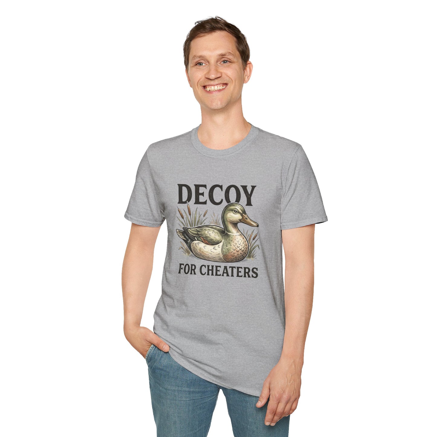 Decoy Duck T-Shirt — "Decoy for Cheaters" Vintage Waterfowl Tee