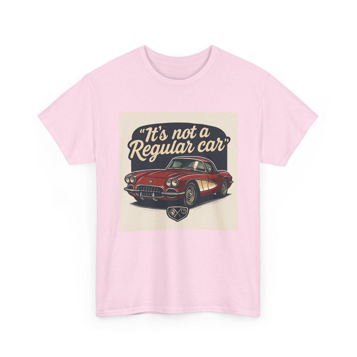 Classic Car Tee — "It's Not a Regular Car" Vintage Muscle Car Shirt Printify