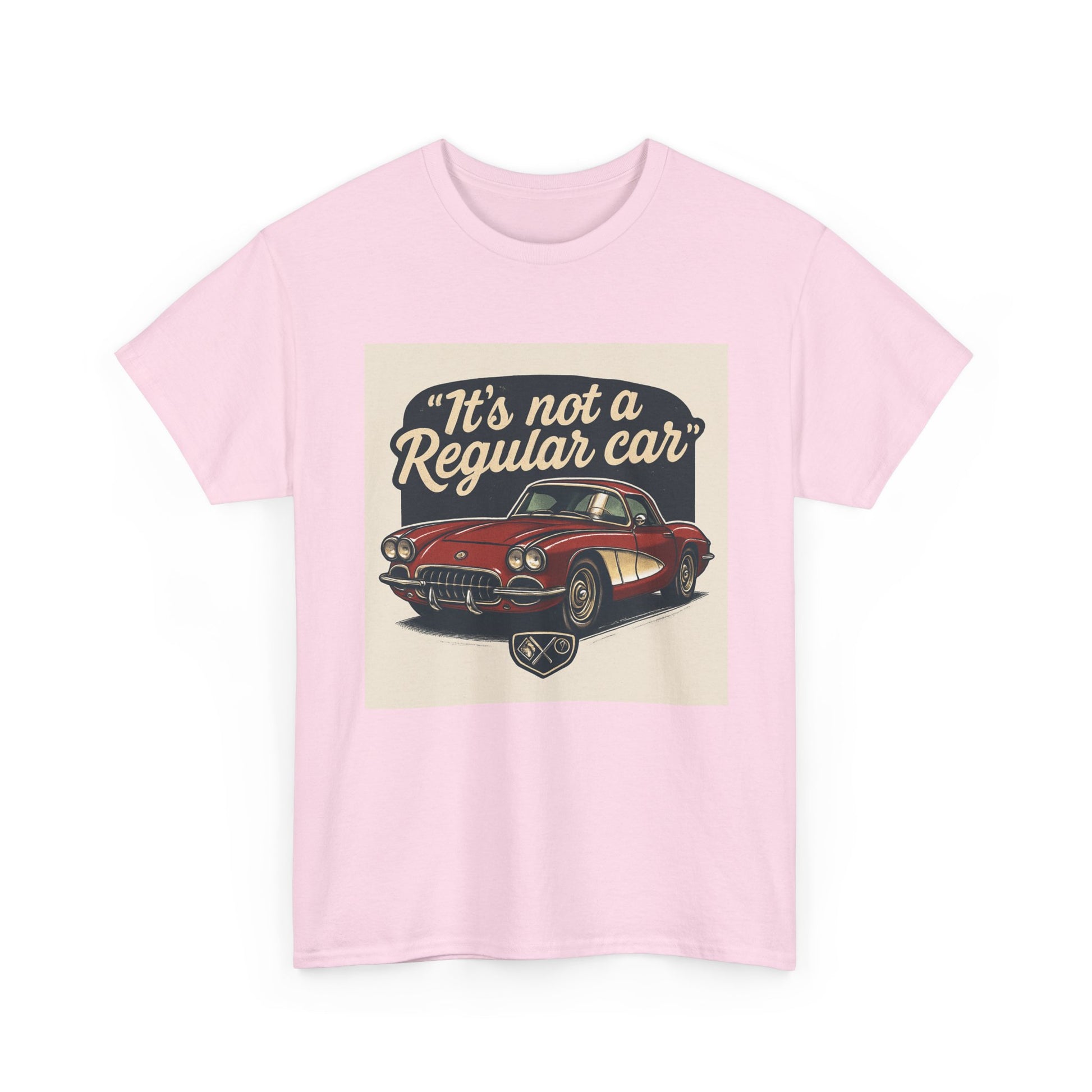 Classic Car Tee — "It's Not a Regular Car" Vintage Muscle Car Shirt Printify