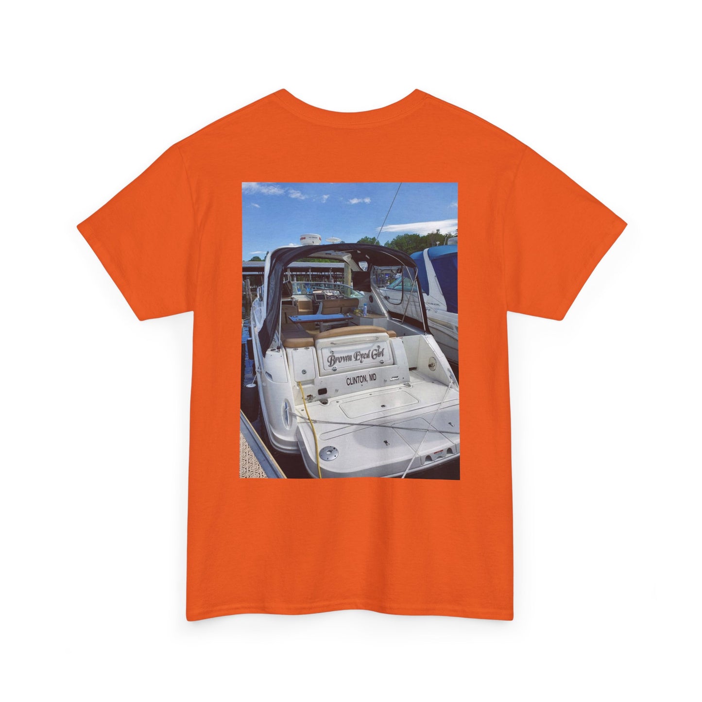 Custom Photo Print T-Shirt — Personalized Selfie Tee ("Welcome" Coffee Graphic) Printify