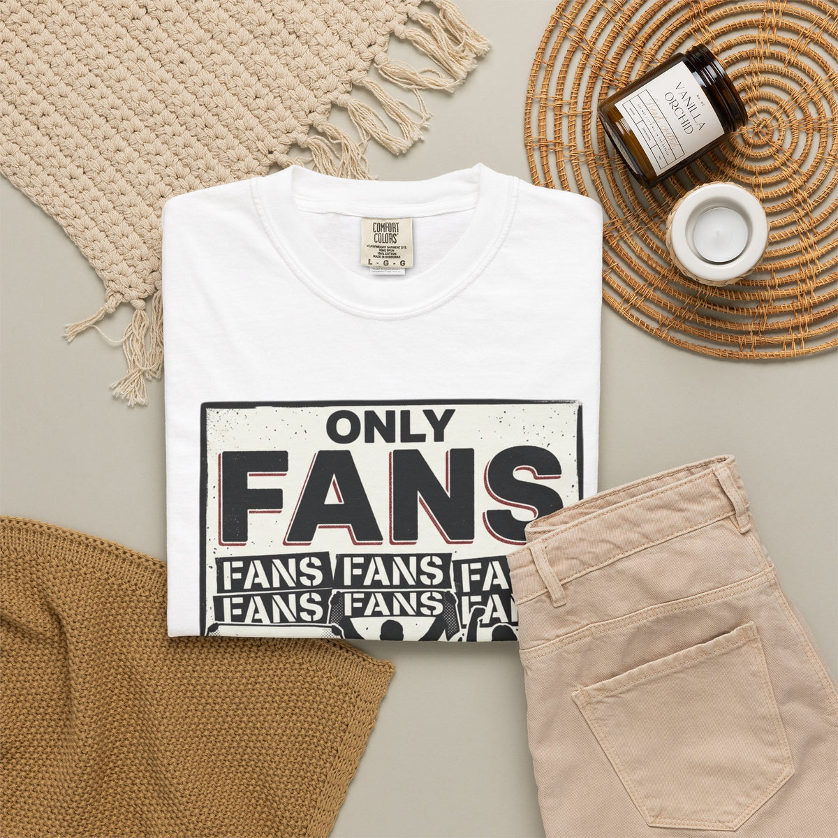 Only Fans Crowd Graphic T-Shirt — Vintage Sports Fan Tee