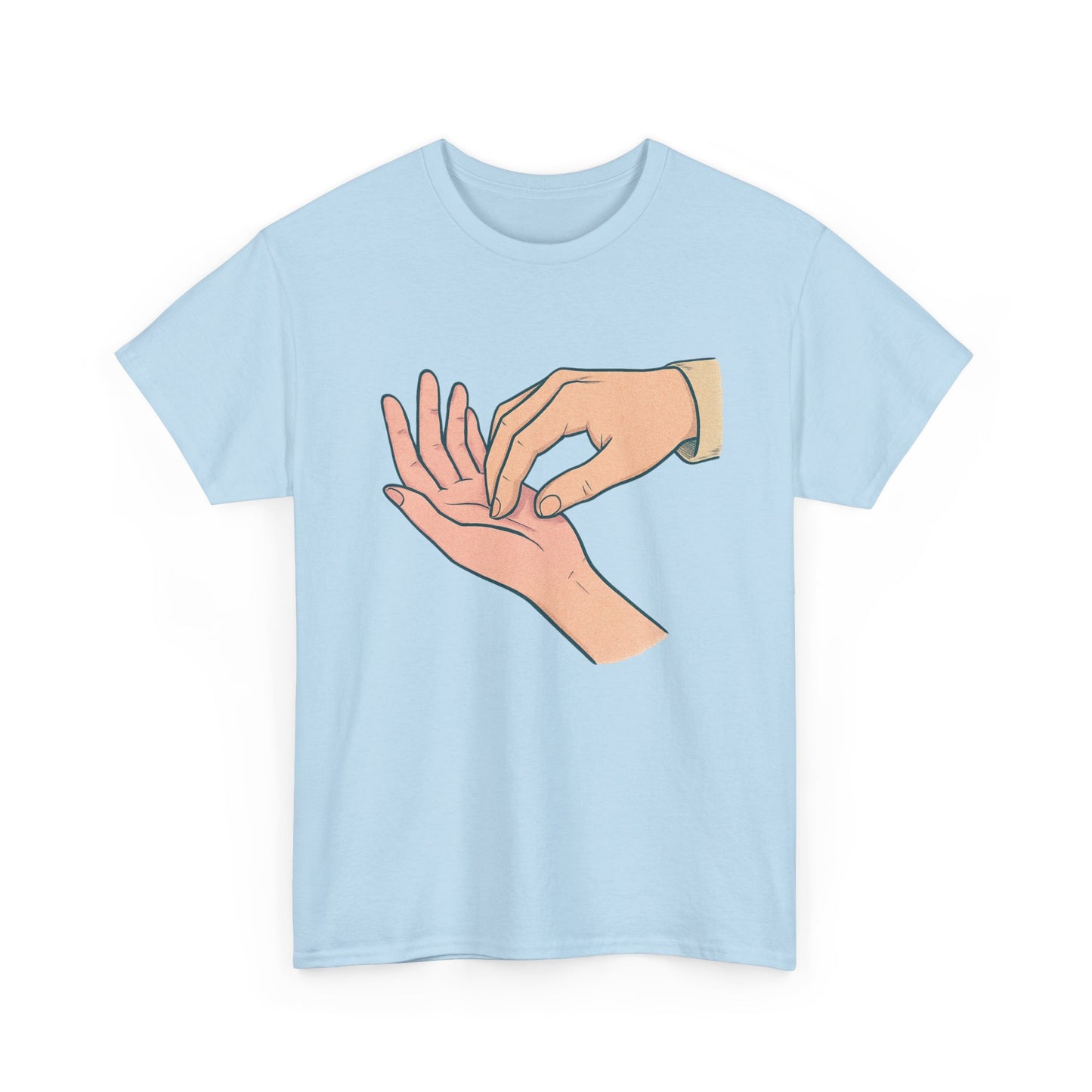 T-Shirt - Gentle Palm Reading Illustration Tee