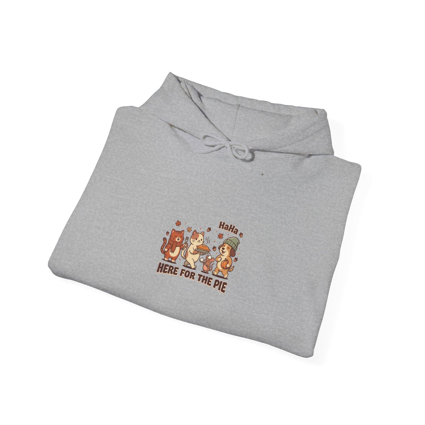Thanksgiving Turkey Pie Graphic Hoodie | Fall Harvest Friendsgiving Sweatshirt