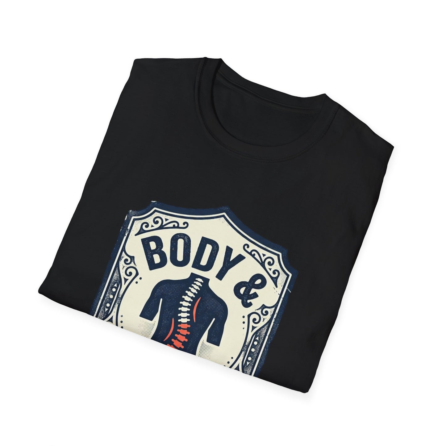 Back Hurts T-Shirt — Body & Back Hurts Graphic Tee for Spine Pain Relief Awareness
