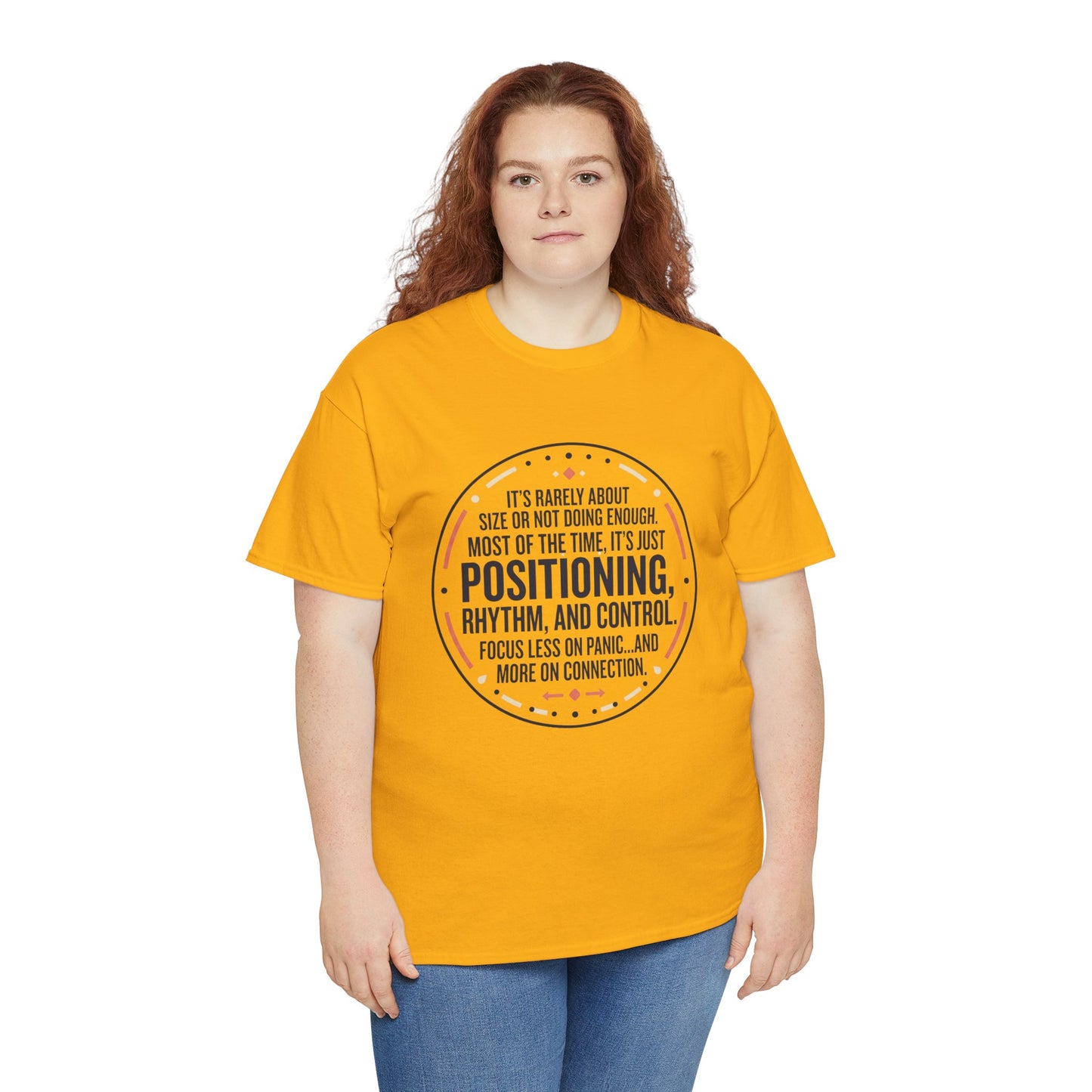 "Positioning, Rhythm, and Control" Motivational Tee—Inspirational Quote T-Shirt