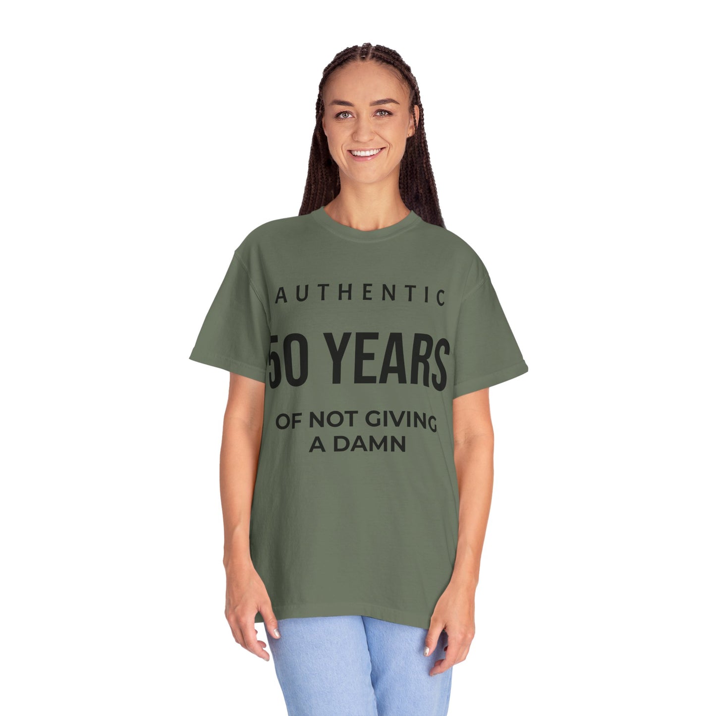 50 Years of Not Giving a Damn T-Shirt — Funny 50th Birthday Tee