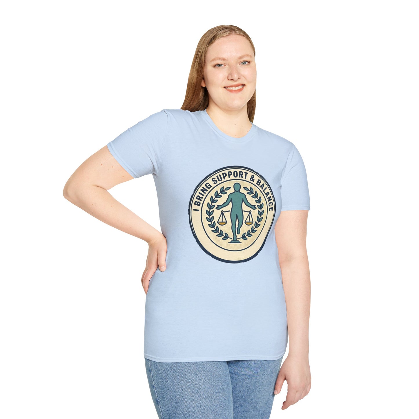 I Bring Support & Balance Graphic Tee-Balance & Support T-Shirt