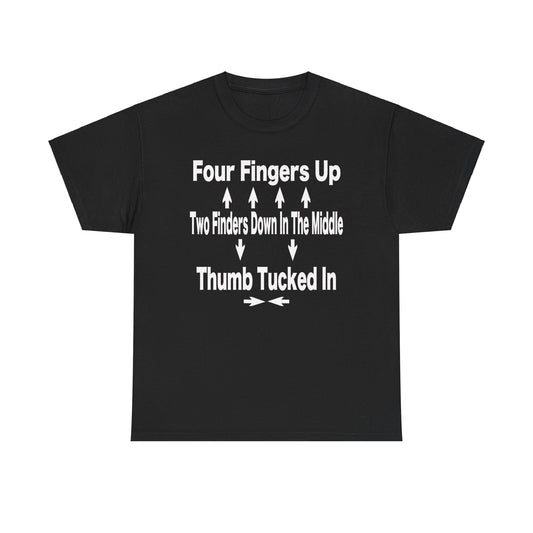 Four fingers up