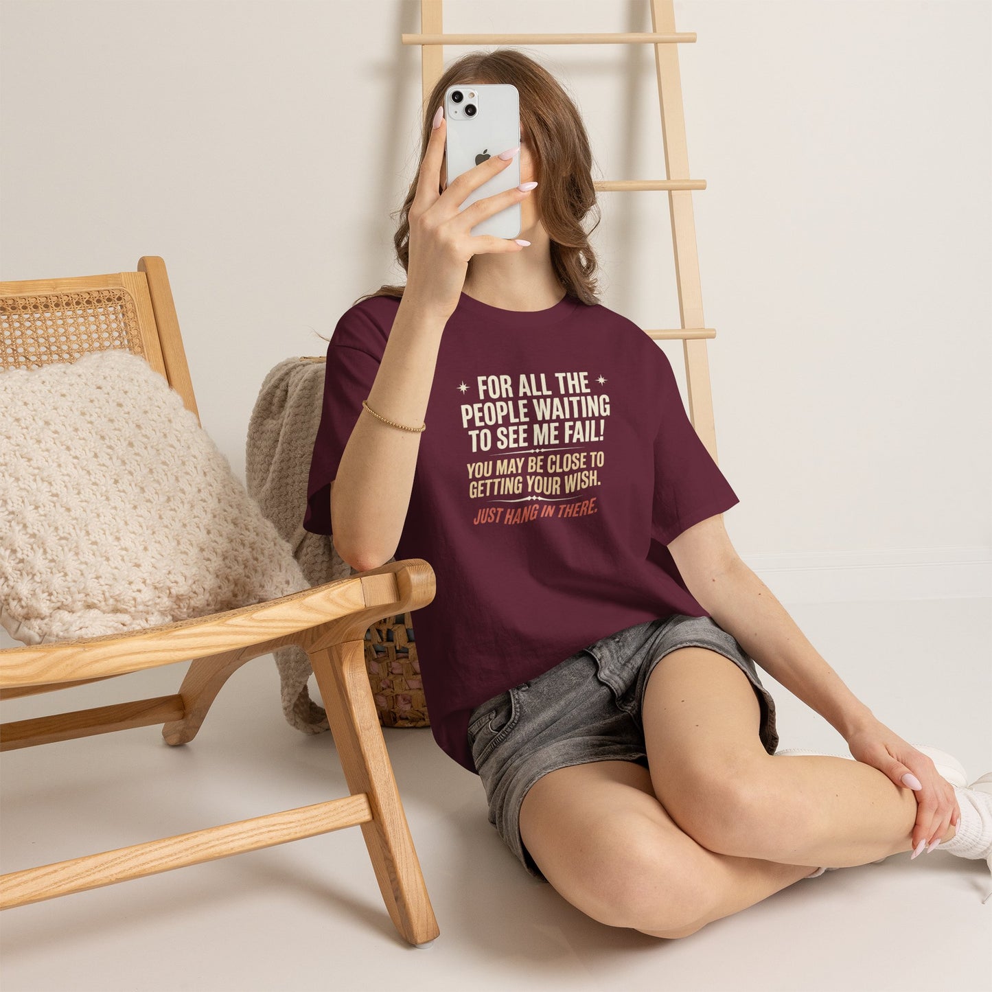 “For All The People Waiting To See Me Fail” Inspirational Shirt-Motivational Graphic Tee —