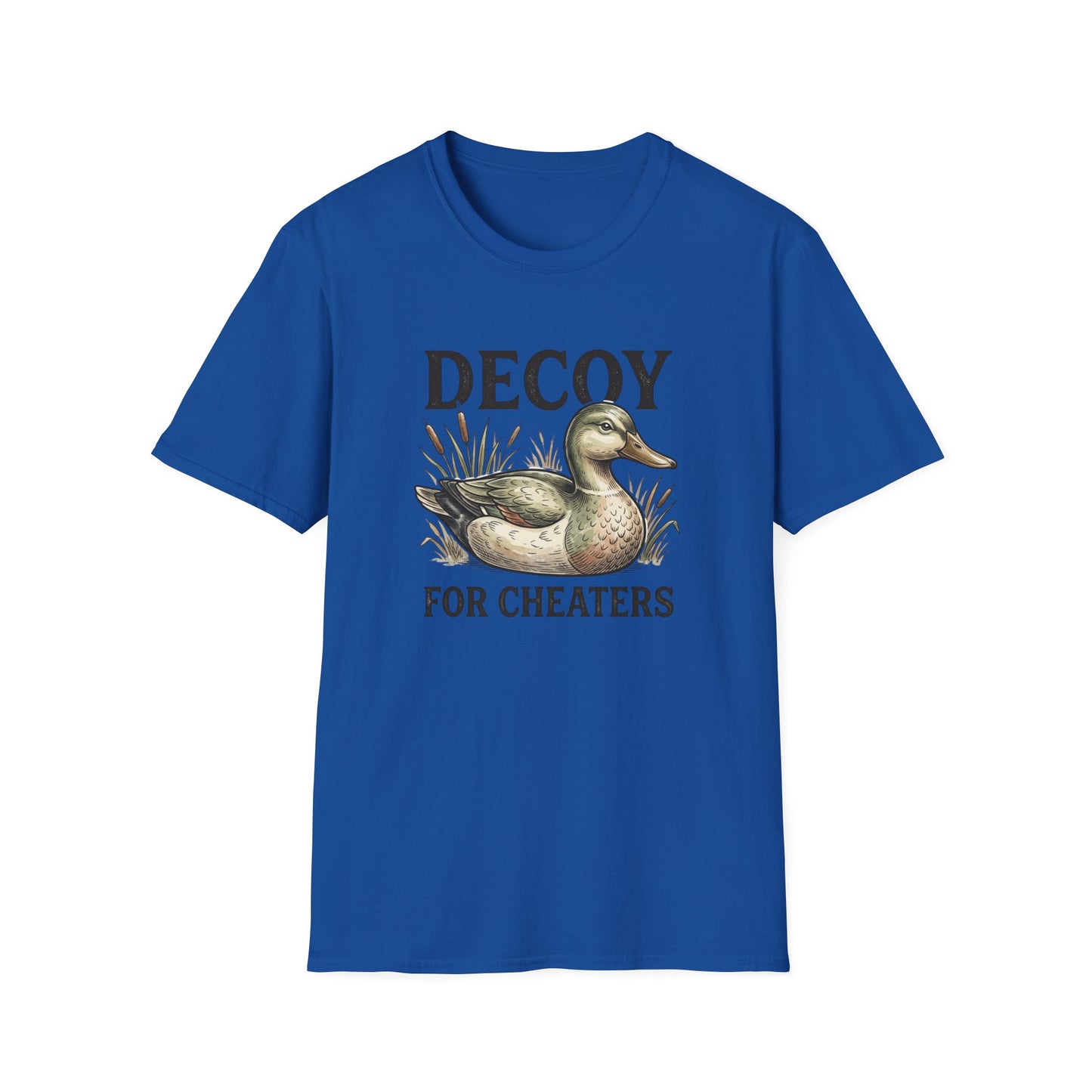 Decoy Duck T-Shirt — "Decoy for Cheaters" Vintage Waterfowl Tee
